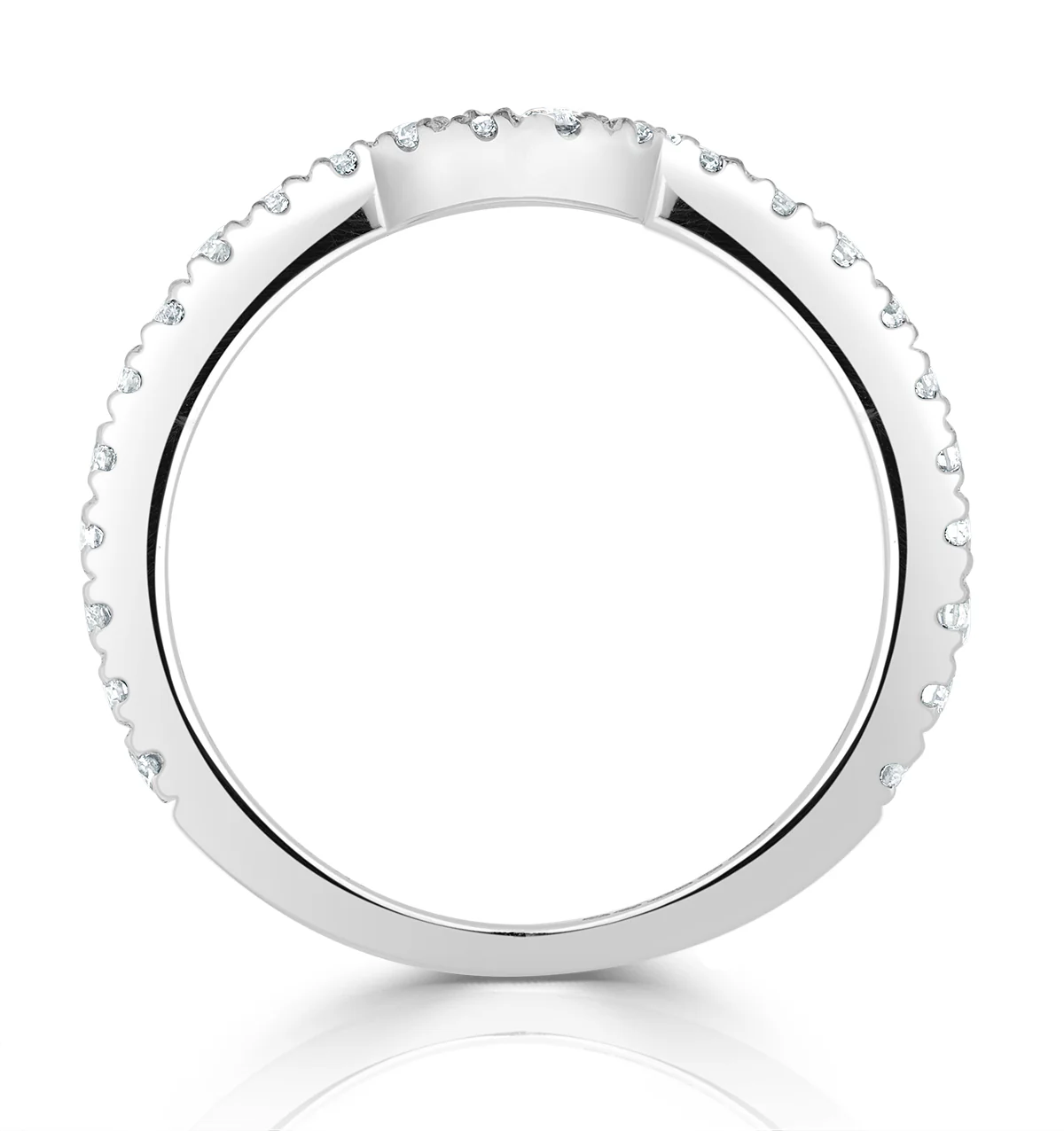 Valerie Matching Wedding Band 0.50ct G/Si Diamond in Platinum - Image 2