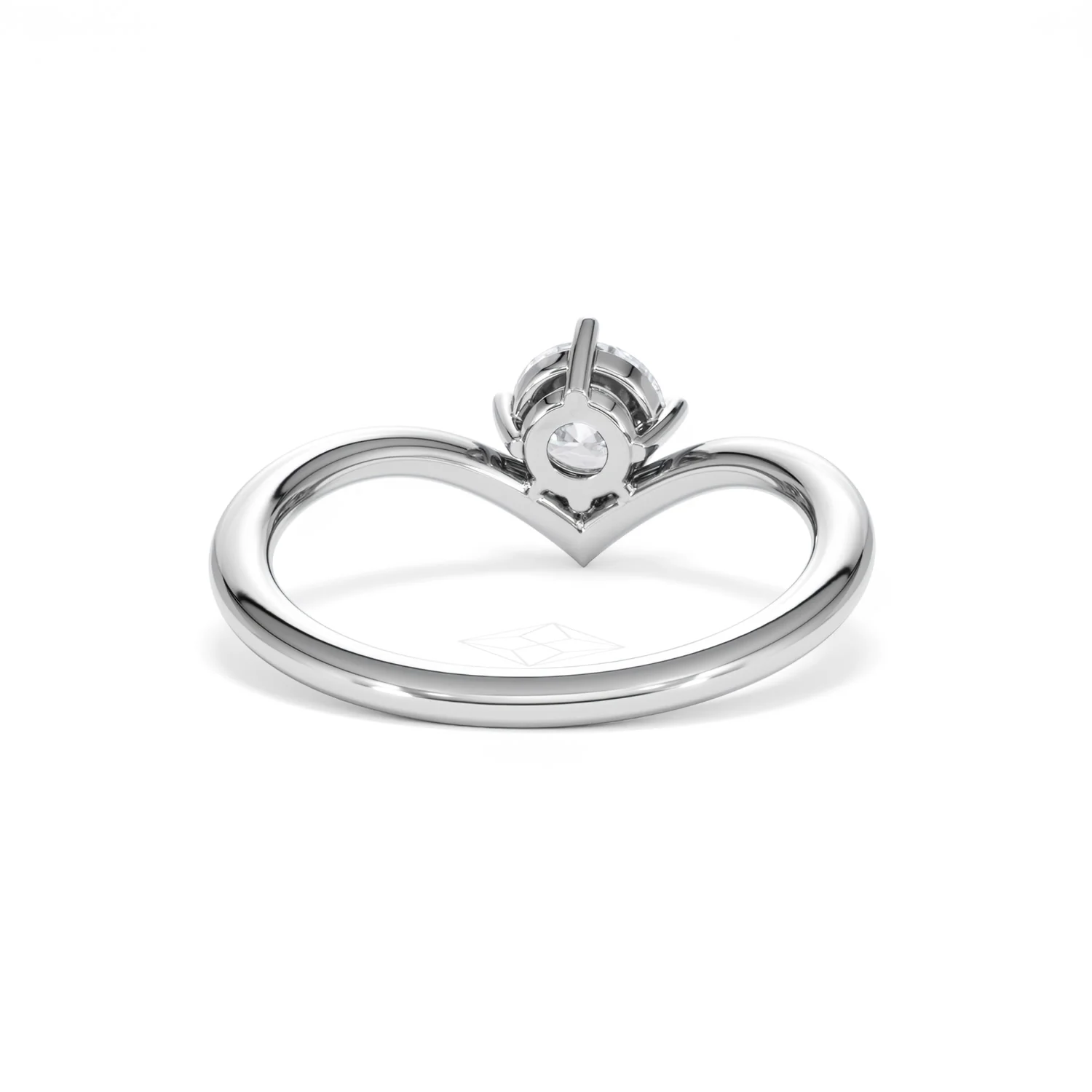 Vela 0.50ct Emerald Cut Lab Diamond Solitaire Engagement Ring in Platinum - Image 45