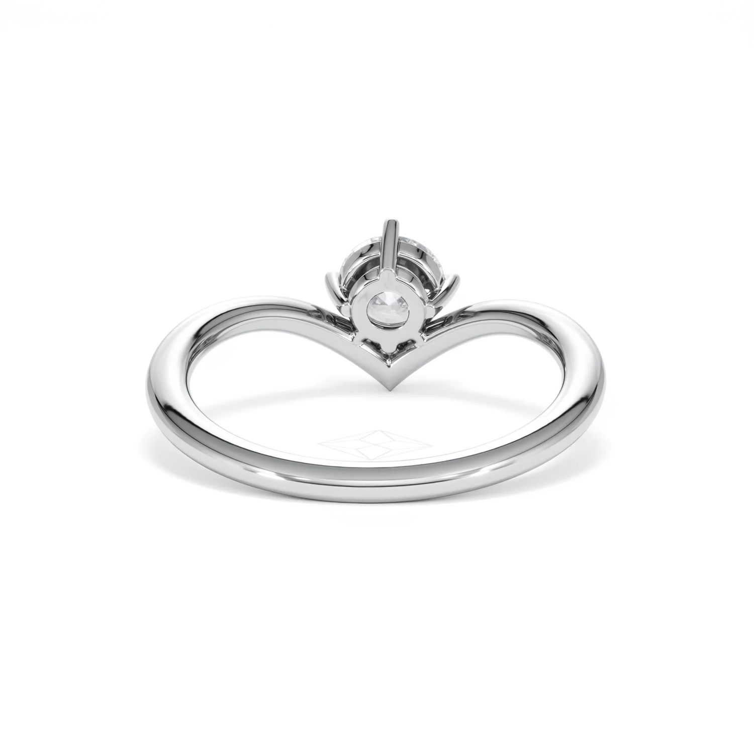 Vela 0.50ct Emerald Cut Lab Diamond Solitaire Engagement Ring in Platinum - Image 46