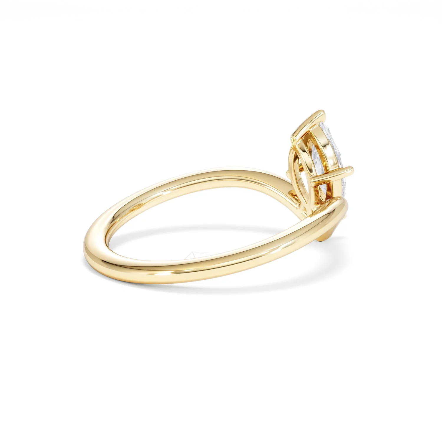 Vela 0.50ct Marquise Cut Lab Diamond Solitaire Engagement Ring in 18K Yellow Gold - Image 35