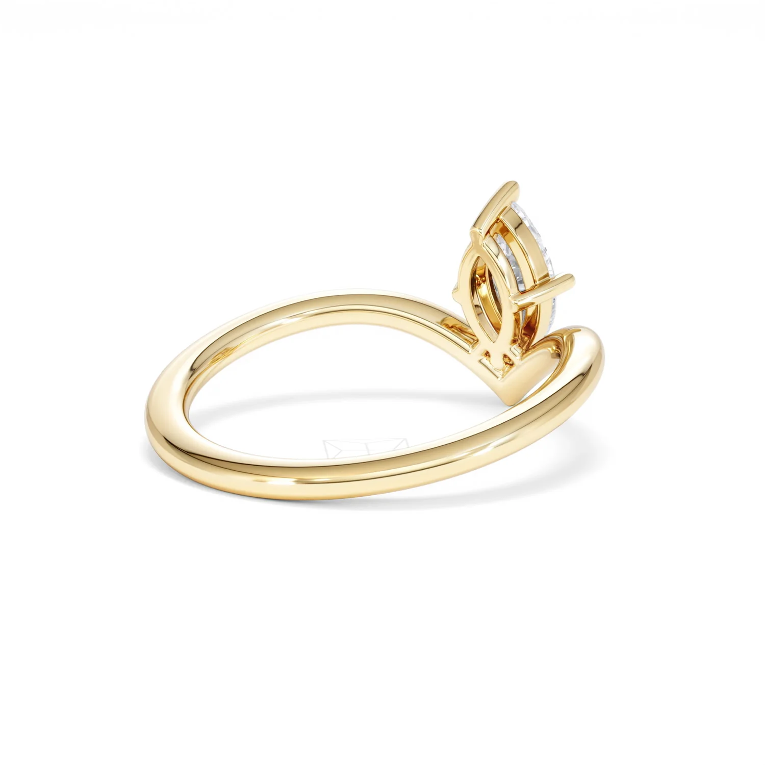 Vela 0.50ct Marquise Cut Lab Diamond Solitaire Engagement Ring in 18K Yellow Gold - Image 39