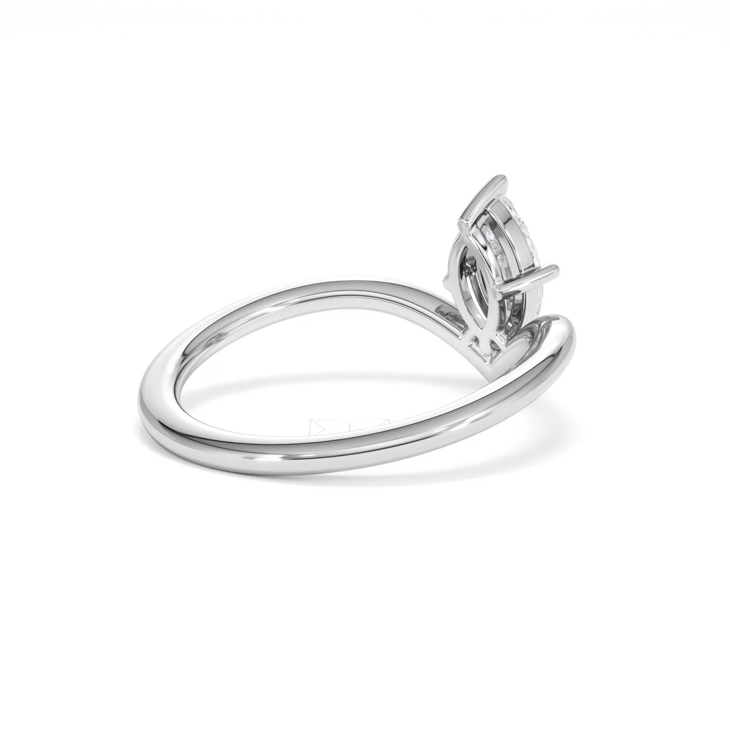 Vela 0.50ct Marquise Cut Lab Diamond Solitaire Engagement Ring in Platinum - Image 38