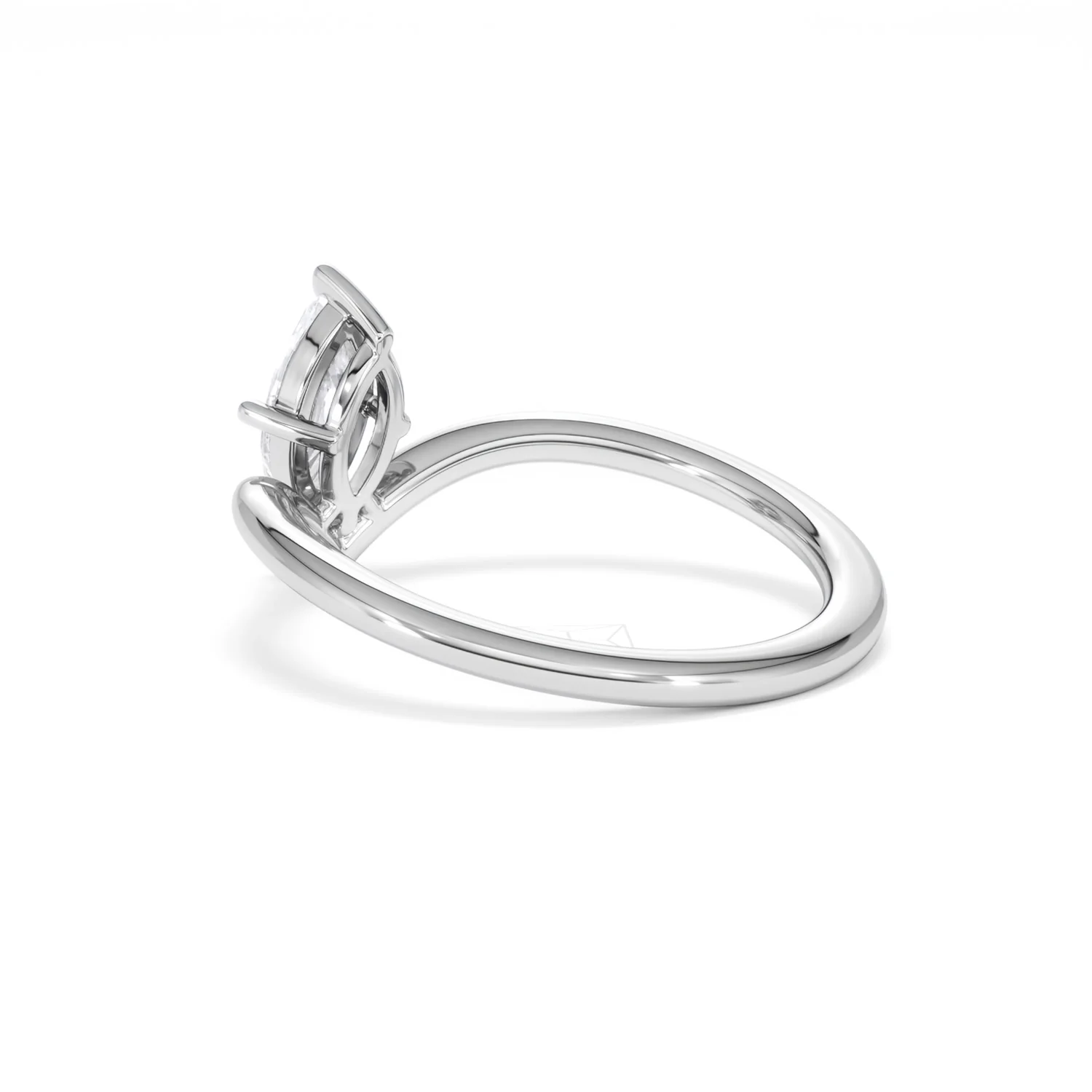 Vela 0.50ct Marquise Cut Lab Diamond Solitaire Engagement Ring in Platinum - Image 59