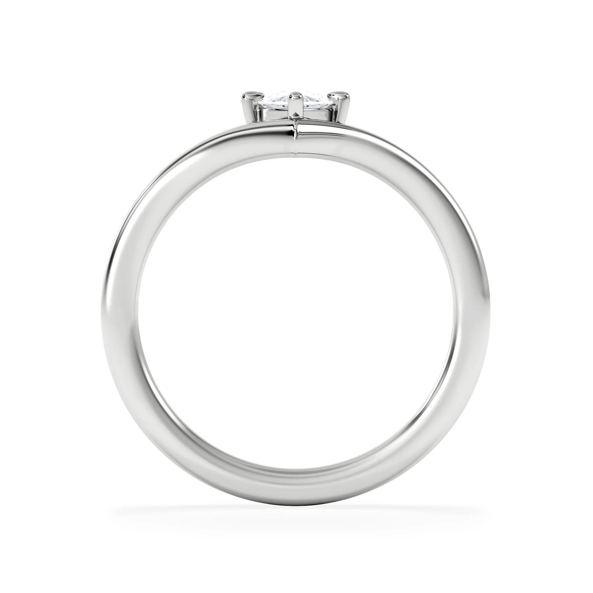 Vela 0.50ct Marquise Cut Lab Diamond Solitaire Engagement Ring in Platinum - Image 7