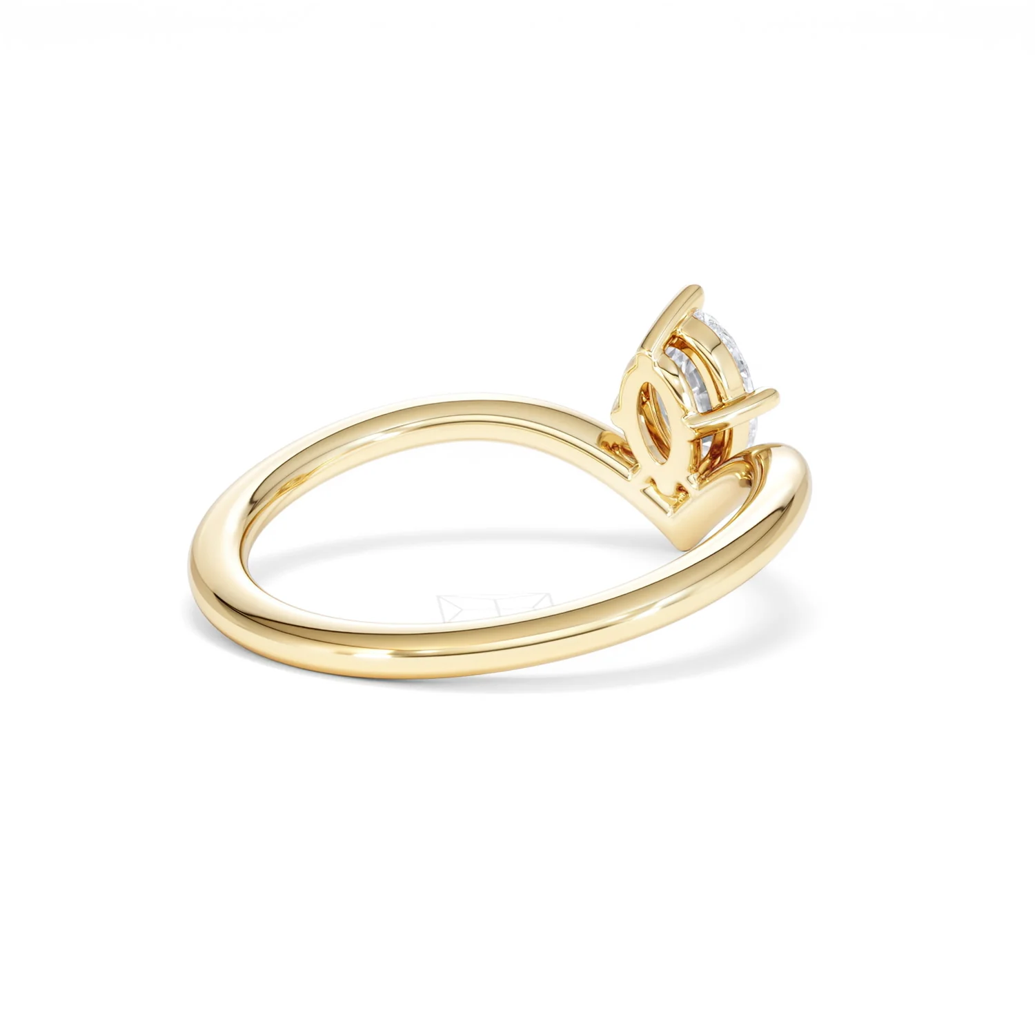Vela 0.50ct Oval Cut Lab Diamond Solitaire Engagement Ring in 18K Yellow Gold - Image 39