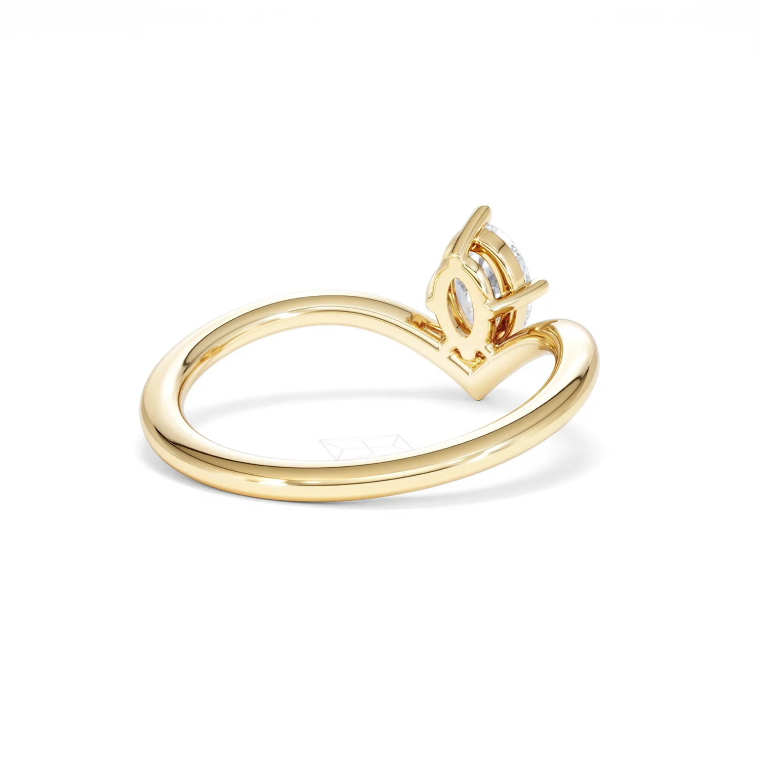 Vela 0.50ct Oval Cut Lab Diamond Solitaire Engagement Ring in 18K Yellow Gold - Image 41