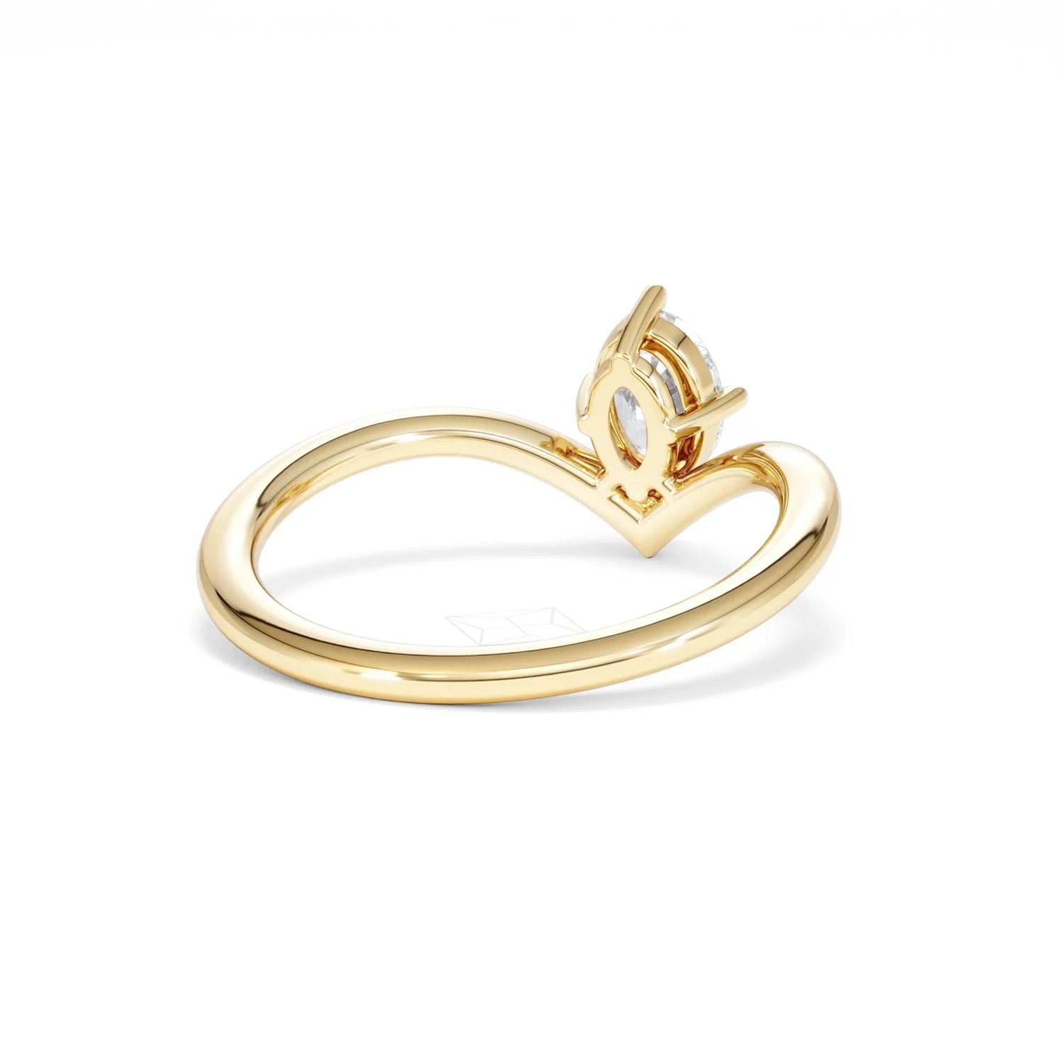 Vela 0.50ct Oval Cut Lab Diamond Solitaire Engagement Ring in 18K Yellow Gold - Image 42