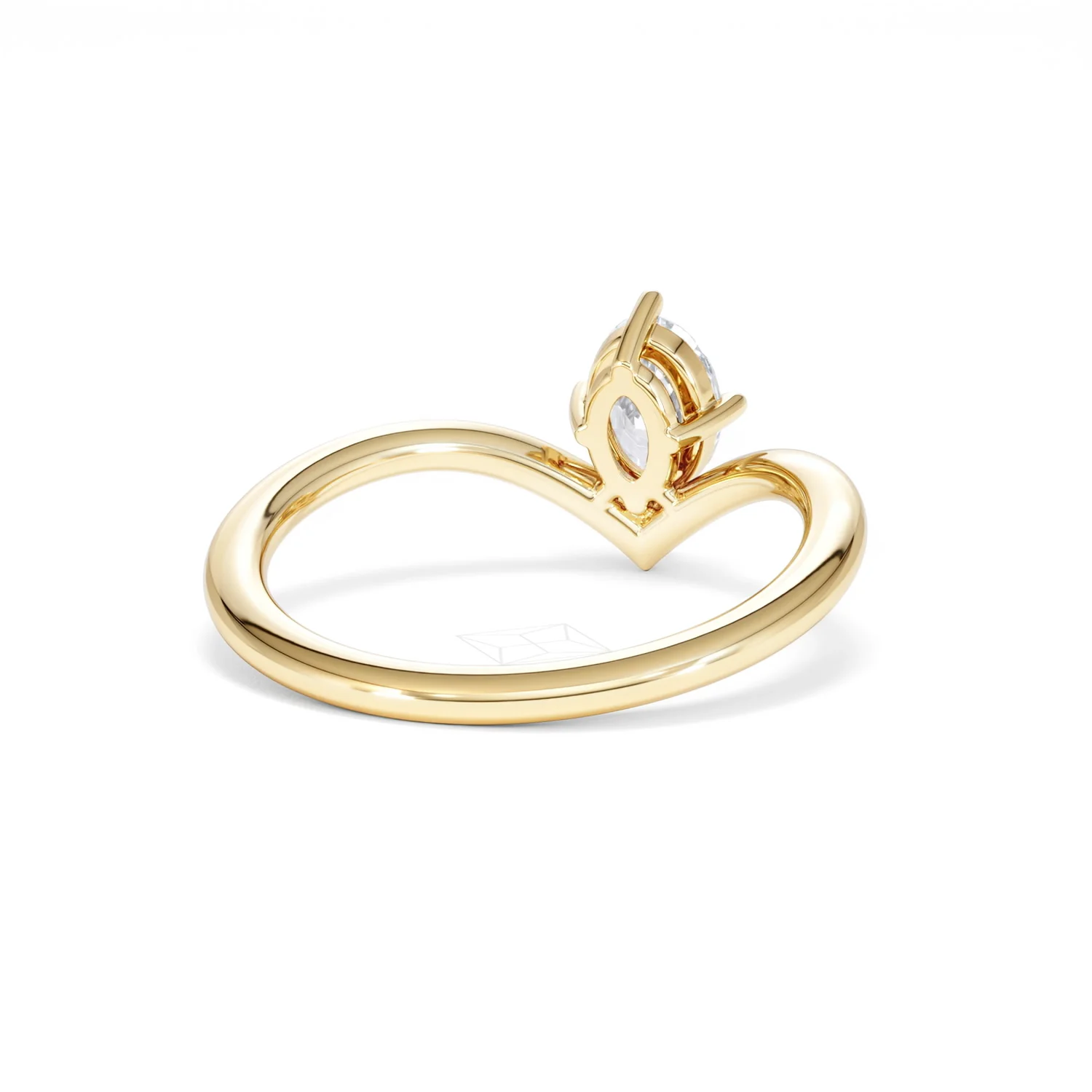 Vela 0.50ct Oval Cut Lab Diamond Solitaire Engagement Ring in 18K Yellow Gold - Image 43