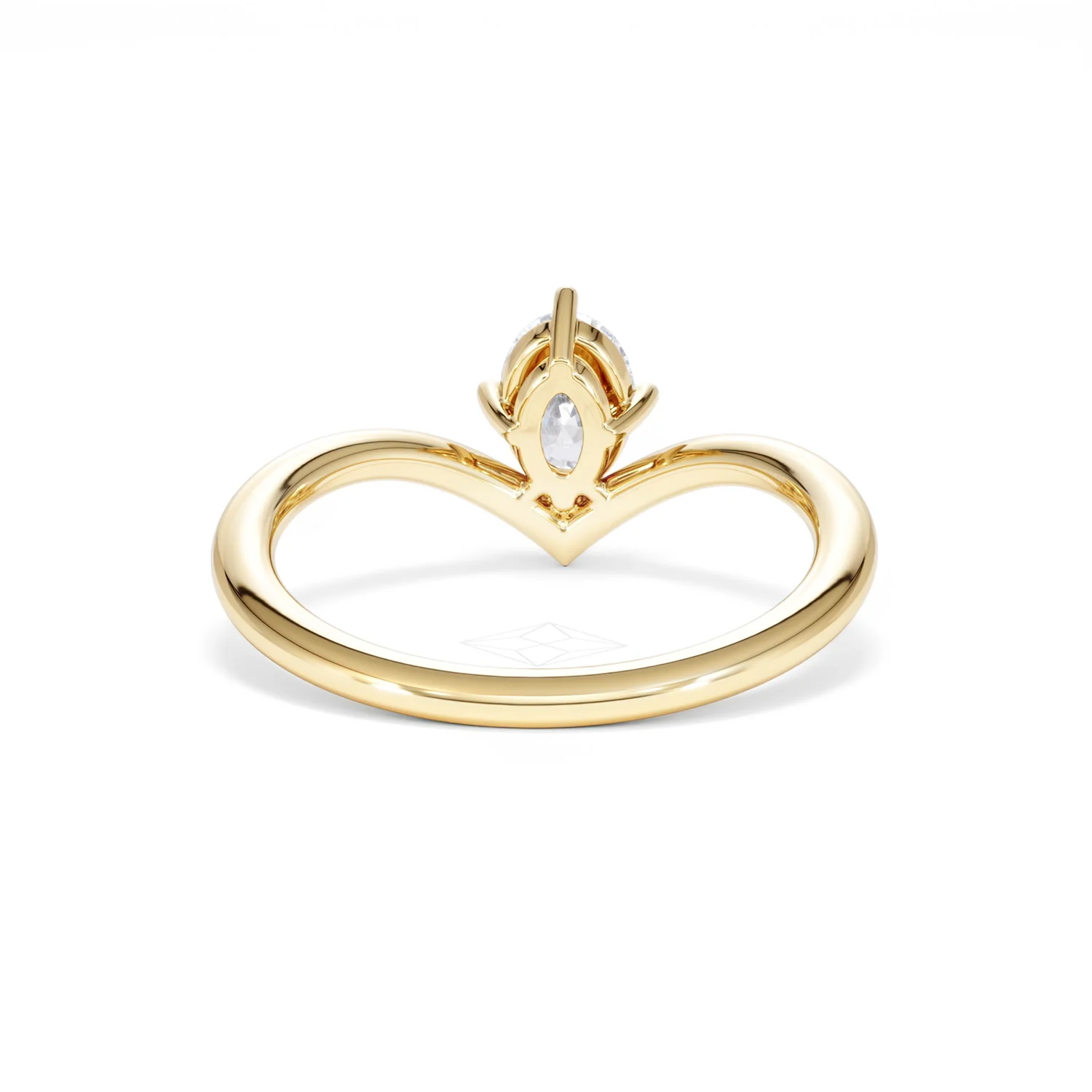 Vela 0.50ct Oval Cut Lab Diamond Solitaire Engagement Ring in 18K Yellow Gold - Image 47