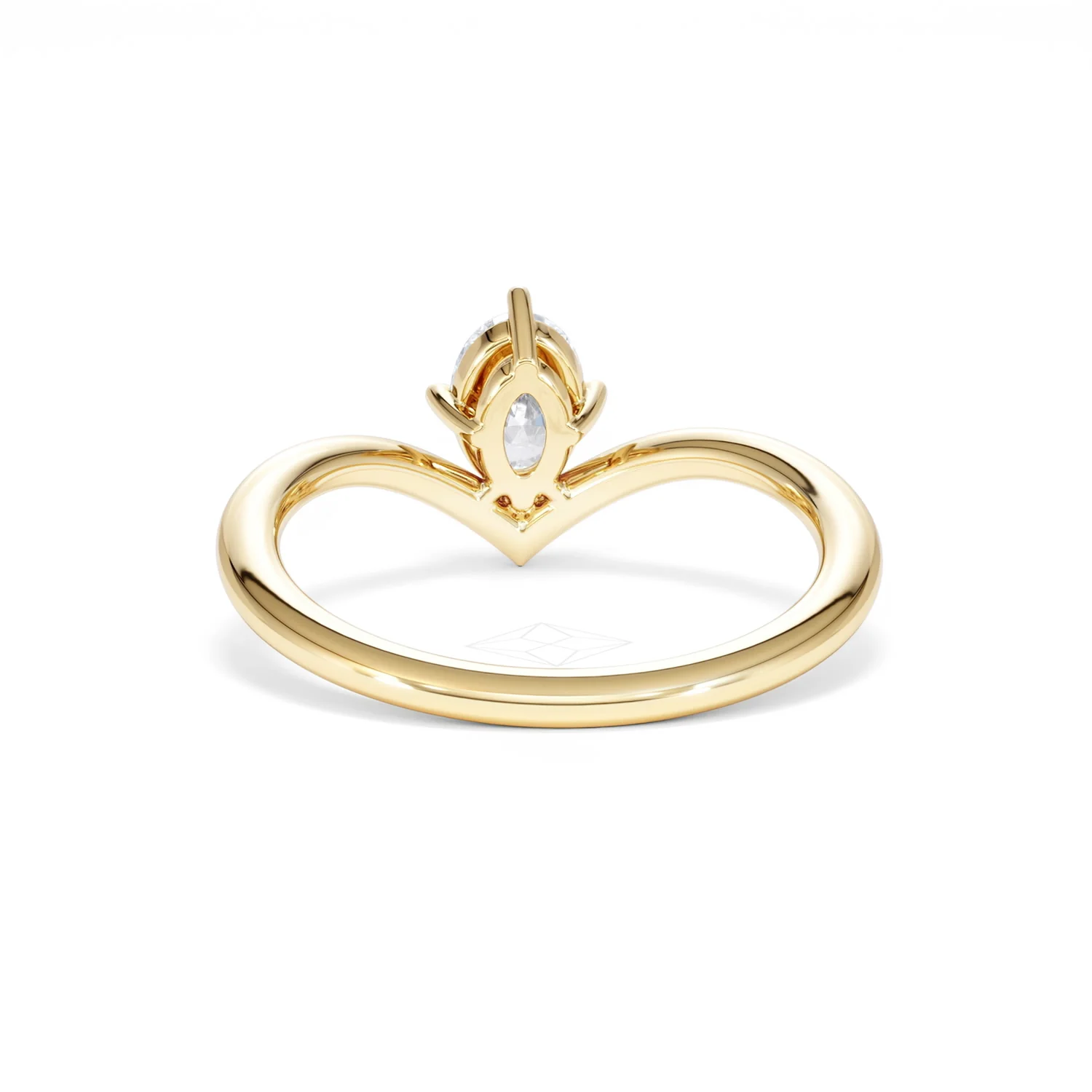 Vela 0.50ct Oval Cut Lab Diamond Solitaire Engagement Ring in 18K Yellow Gold - Image 49