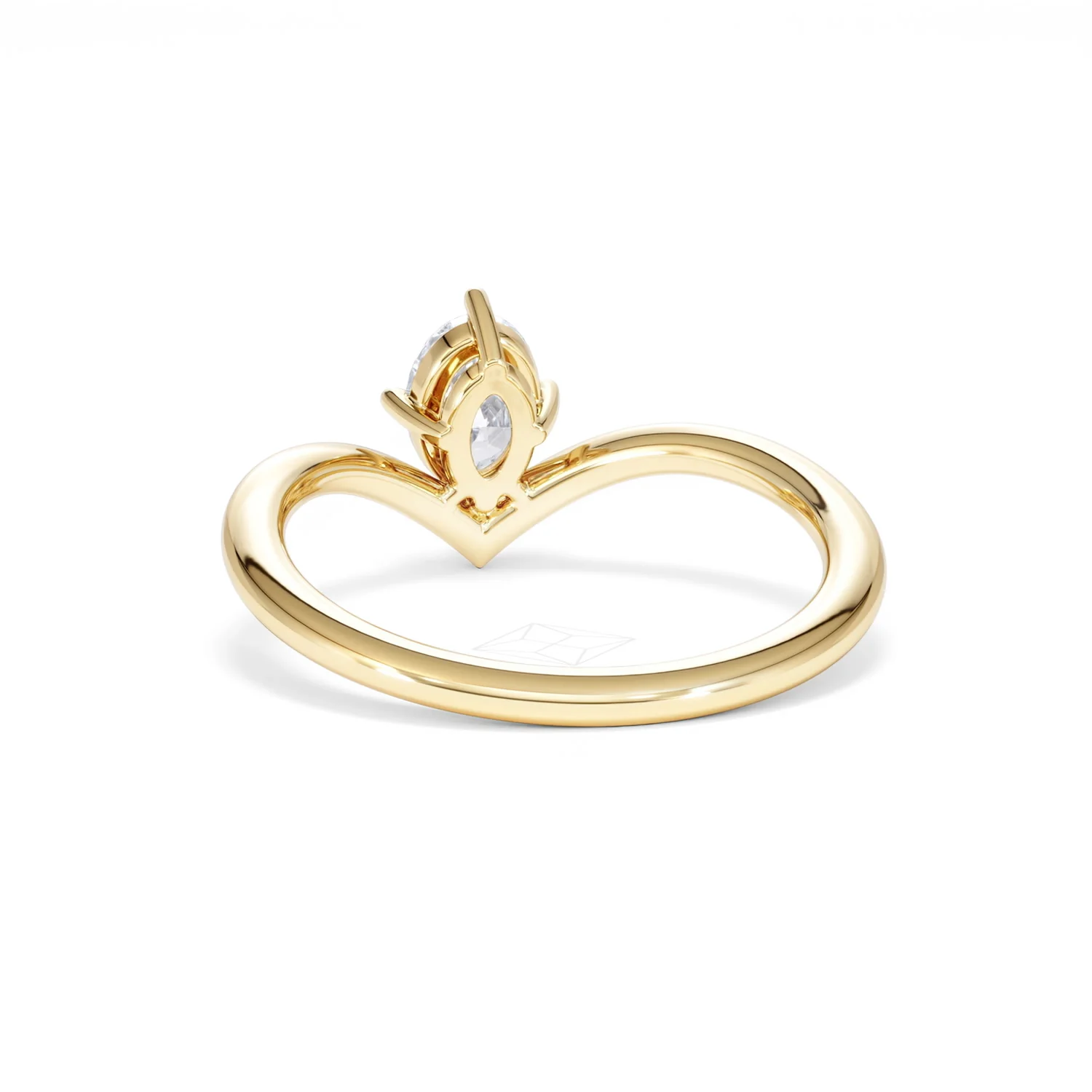 Vela 0.50ct Oval Cut Lab Diamond Solitaire Engagement Ring in 18K Yellow Gold - Image 51