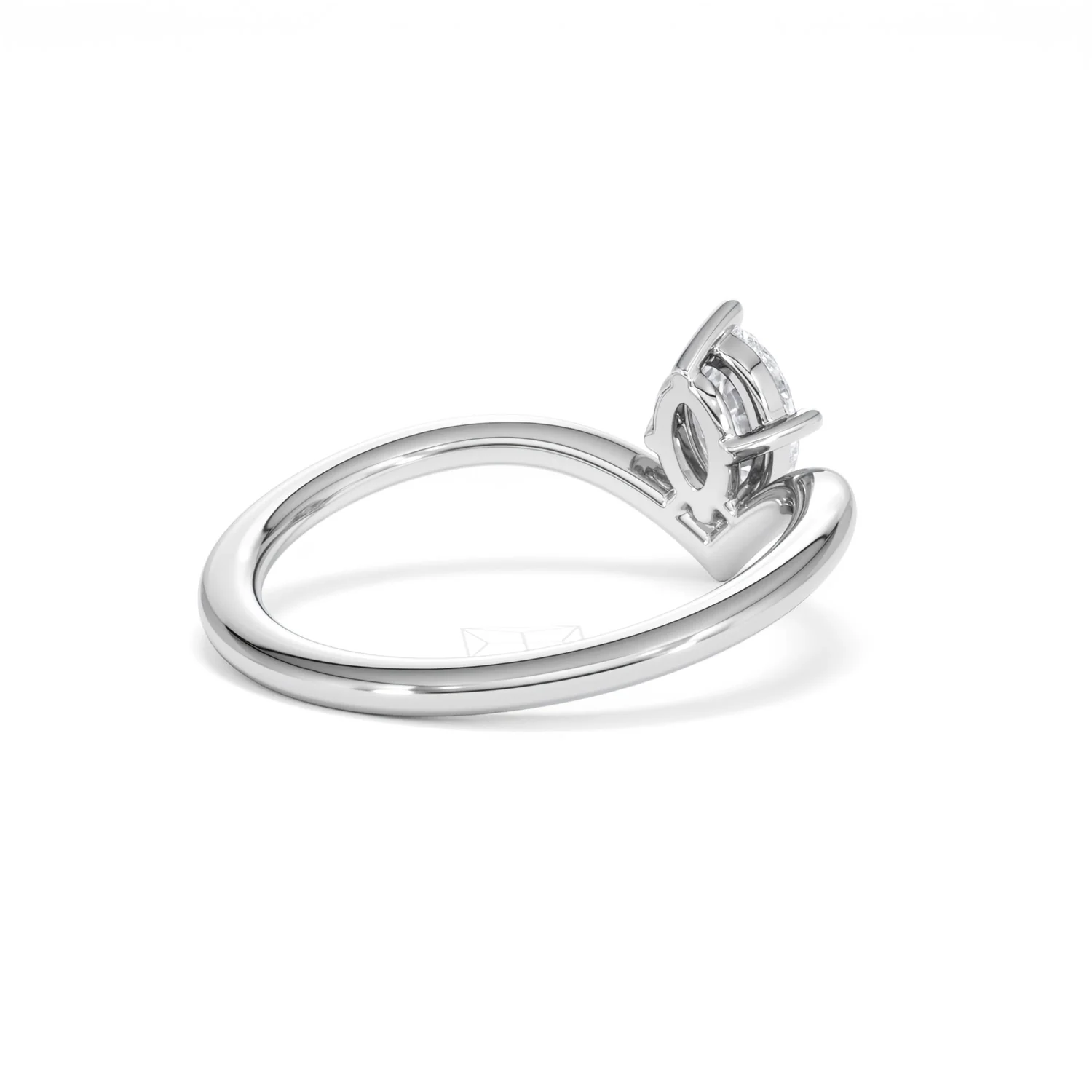 Vela 0.50ct Oval Cut Lab Diamond Solitaire Engagement Ring in Platinum - Image 38