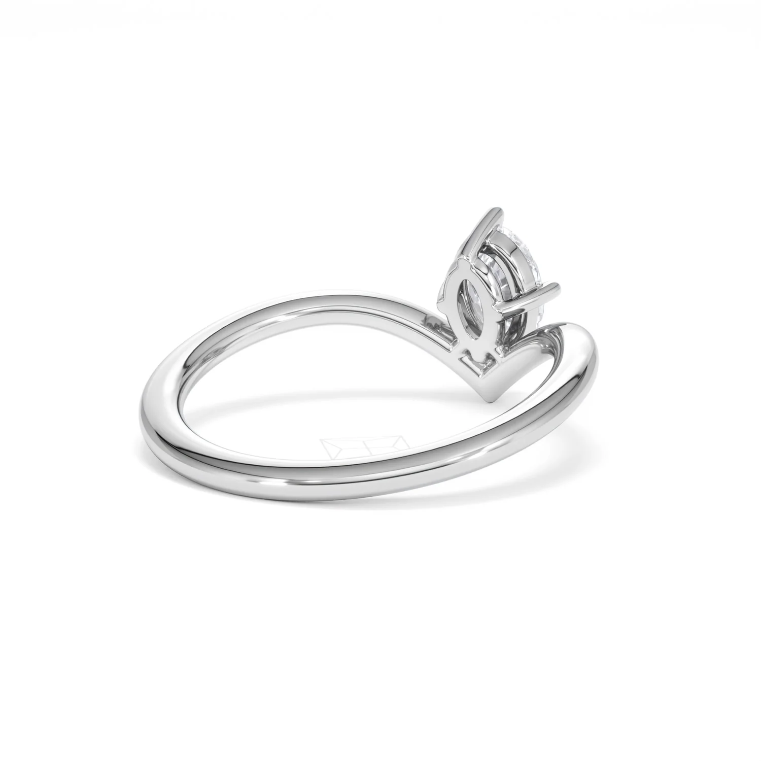 Vela 0.50ct Oval Cut Lab Diamond Solitaire Engagement Ring in Platinum - Image 39