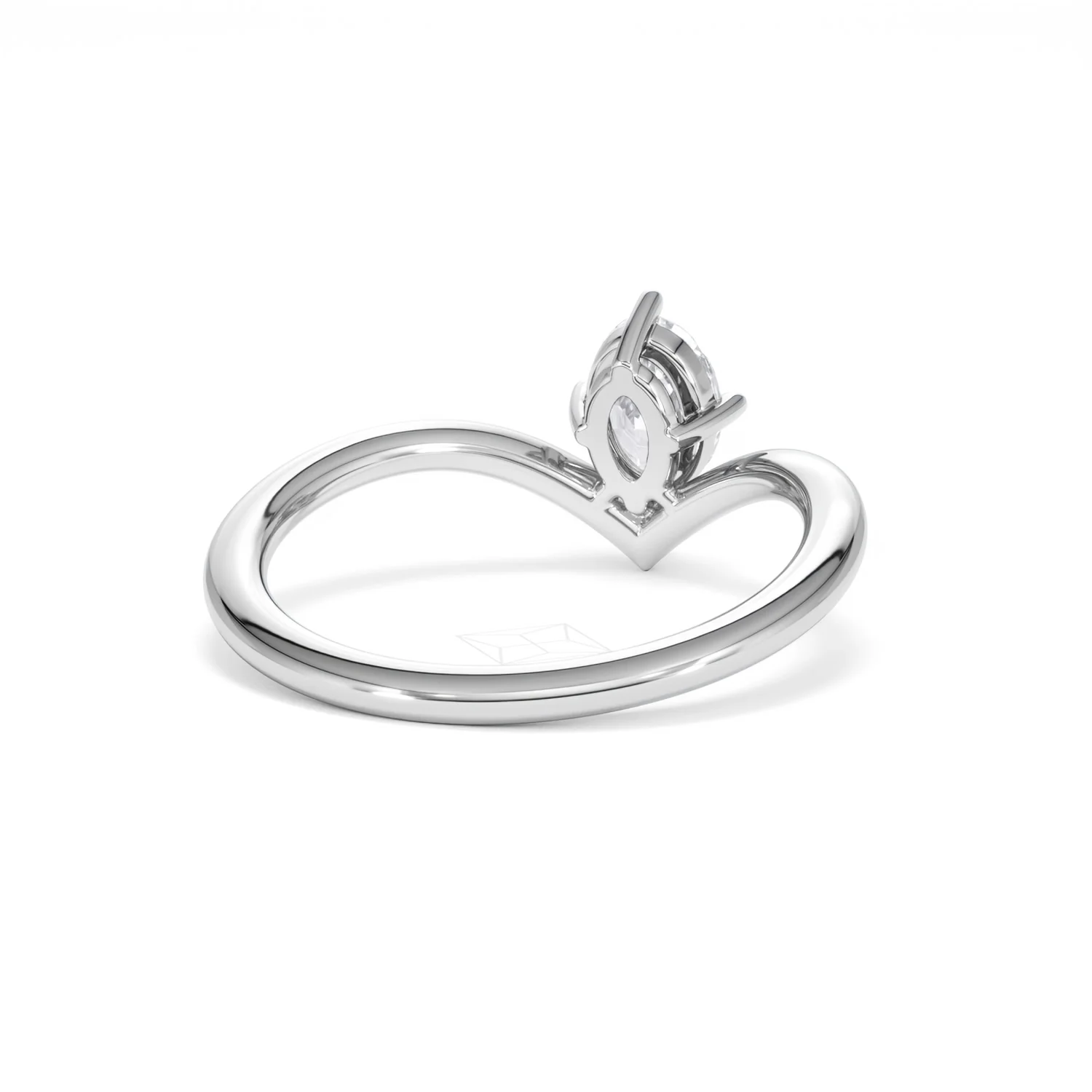 Vela 0.50ct Oval Cut Lab Diamond Solitaire Engagement Ring in Platinum - Image 42