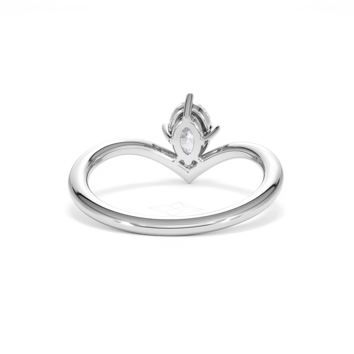 Vela 0.50ct Oval Cut Lab Diamond Solitaire Engagement Ring in Platinum - Image 45