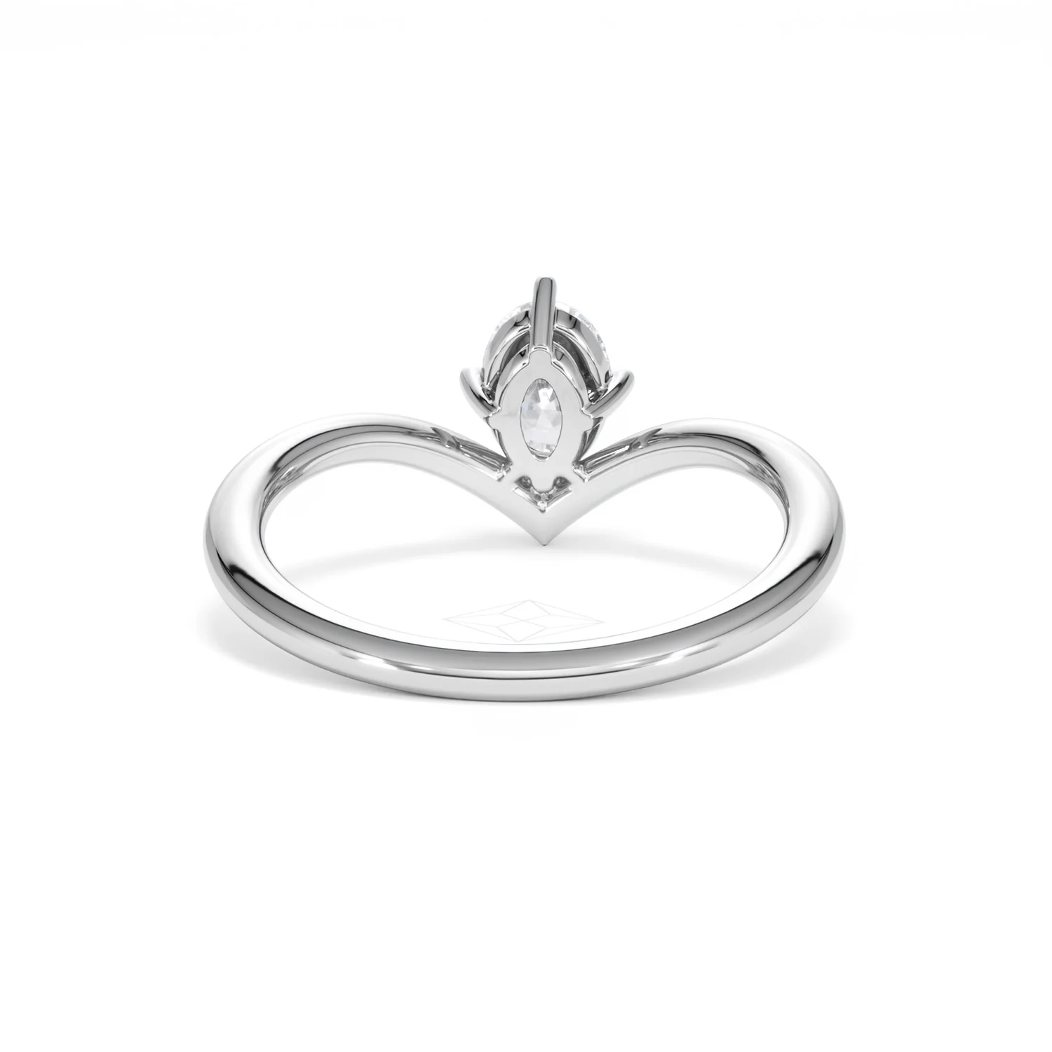 Vela 0.50ct Oval Cut Lab Diamond Solitaire Engagement Ring in Platinum - Image 46