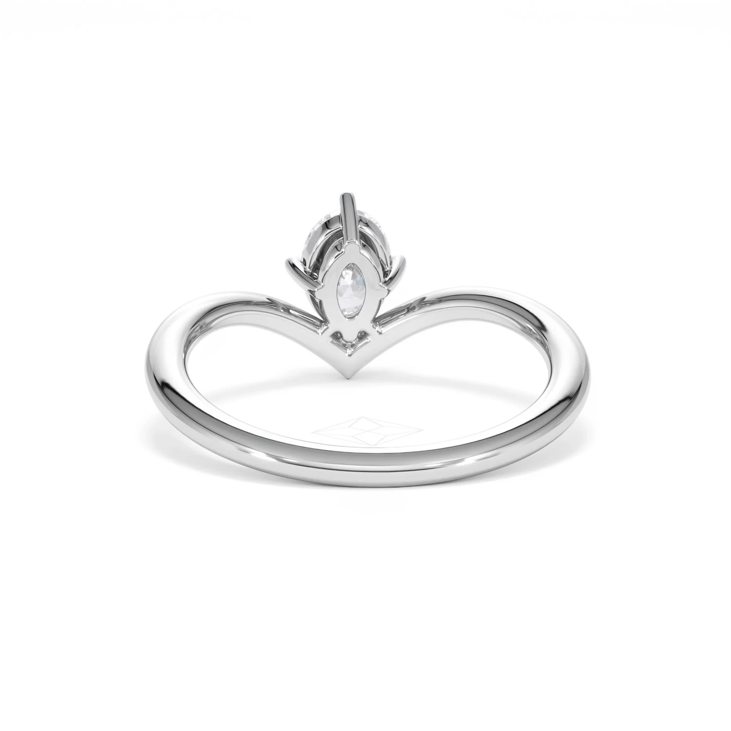 Vela 0.50ct Oval Cut Lab Diamond Solitaire Engagement Ring in Platinum - Image 48