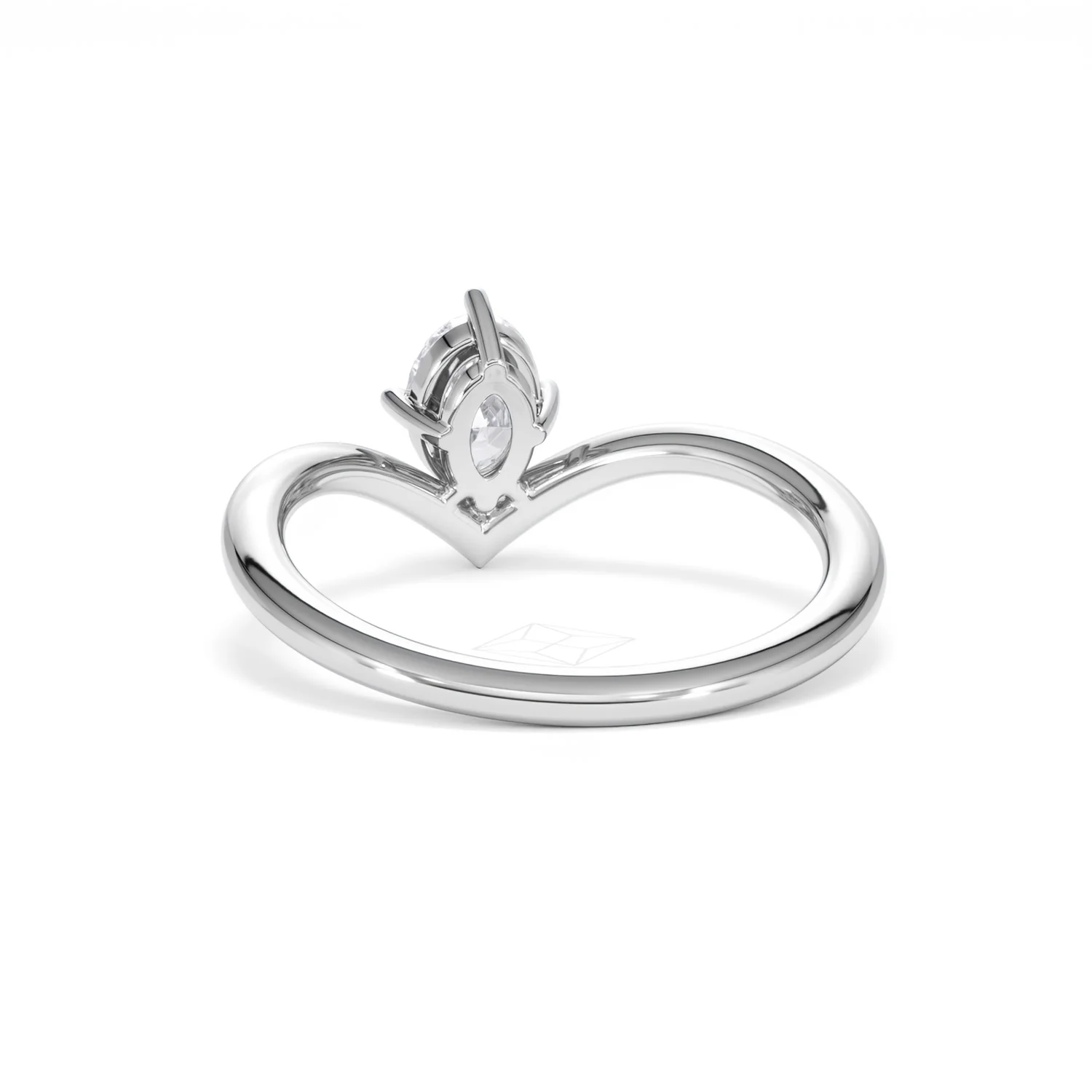 Vela 0.50ct Oval Cut Lab Diamond Solitaire Engagement Ring in Platinum - Image 50