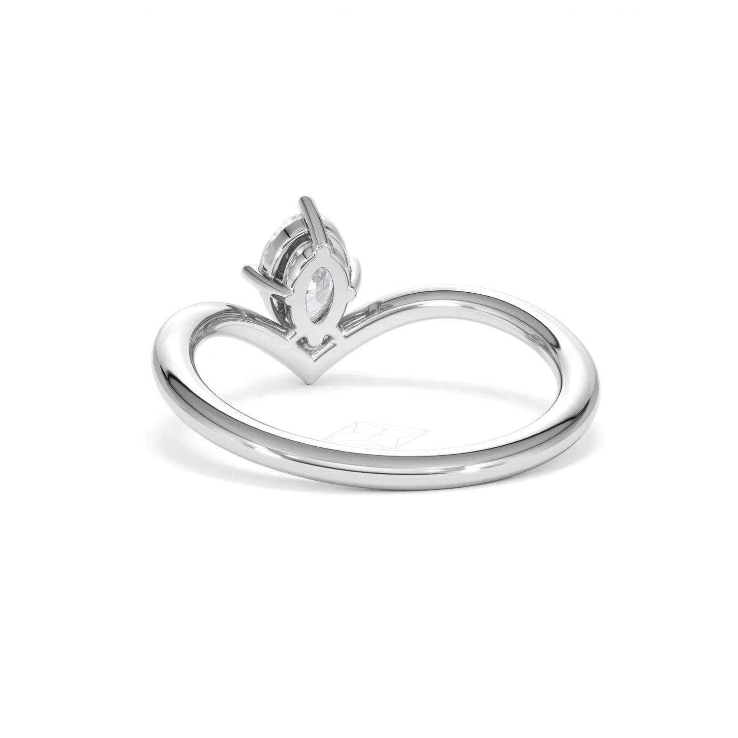Vela 0.50ct Oval Cut Lab Diamond Solitaire Engagement Ring in Platinum - Image 51
