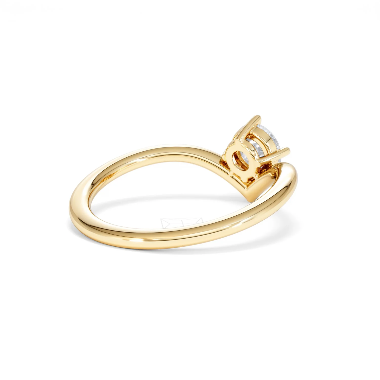 Vela 0.50ct Round Cut Lab Diamond Solitaire Engagement Ring in 18K Yellow Gold - Image 39