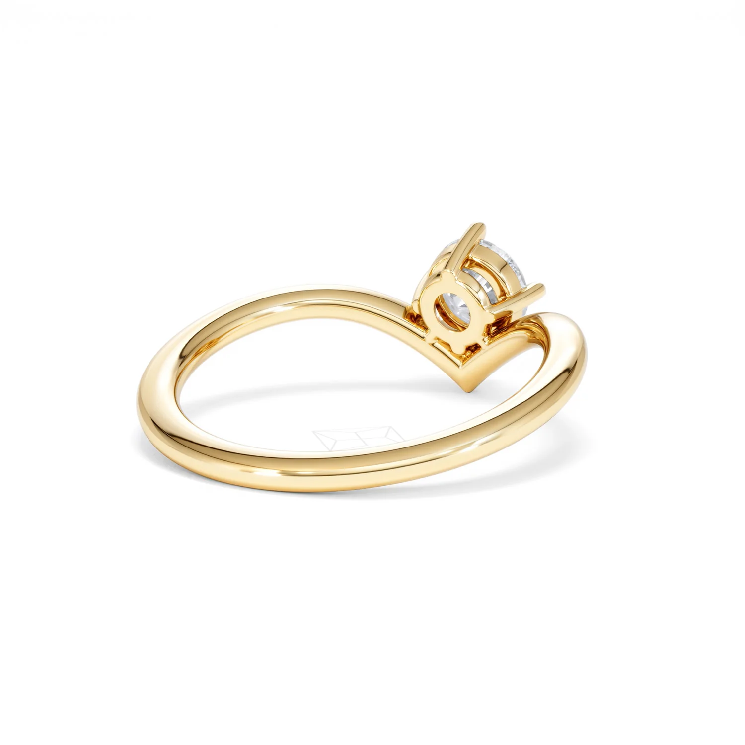 Vela 0.50ct Round Cut Lab Diamond Solitaire Engagement Ring in 18K Yellow Gold - Image 41