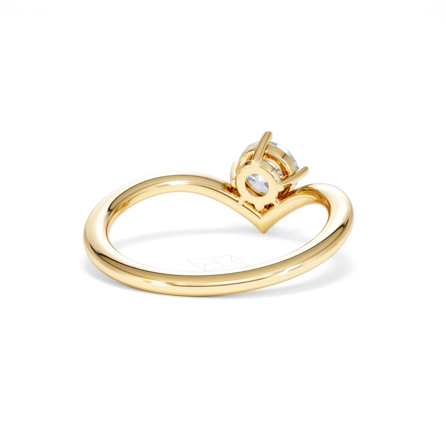 Vela 0.50ct Round Cut Lab Diamond Solitaire Engagement Ring in 18K Yellow Gold - Image 43
