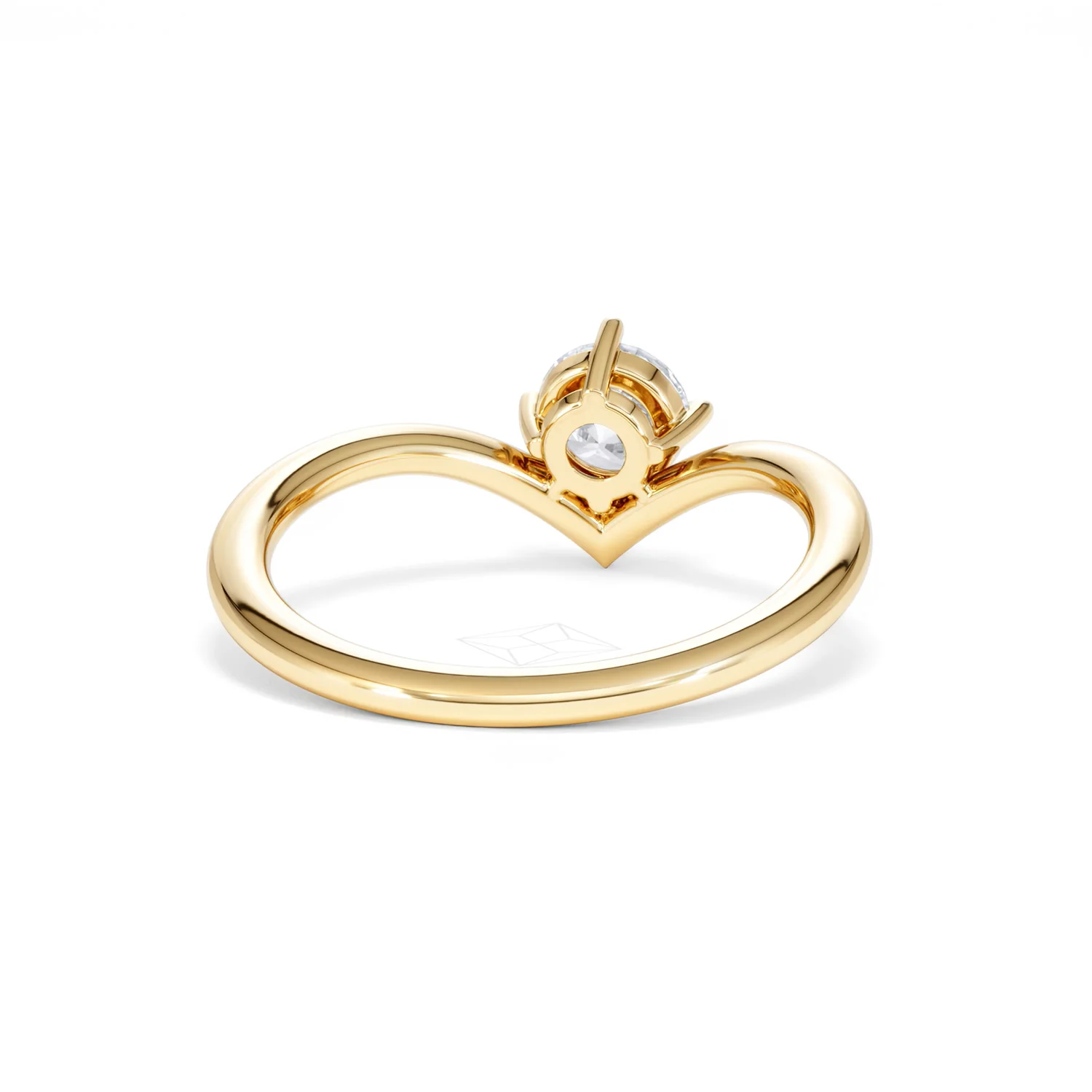 Vela 0.50ct Round Cut Lab Diamond Solitaire Engagement Ring in 18K Yellow Gold - Image 45