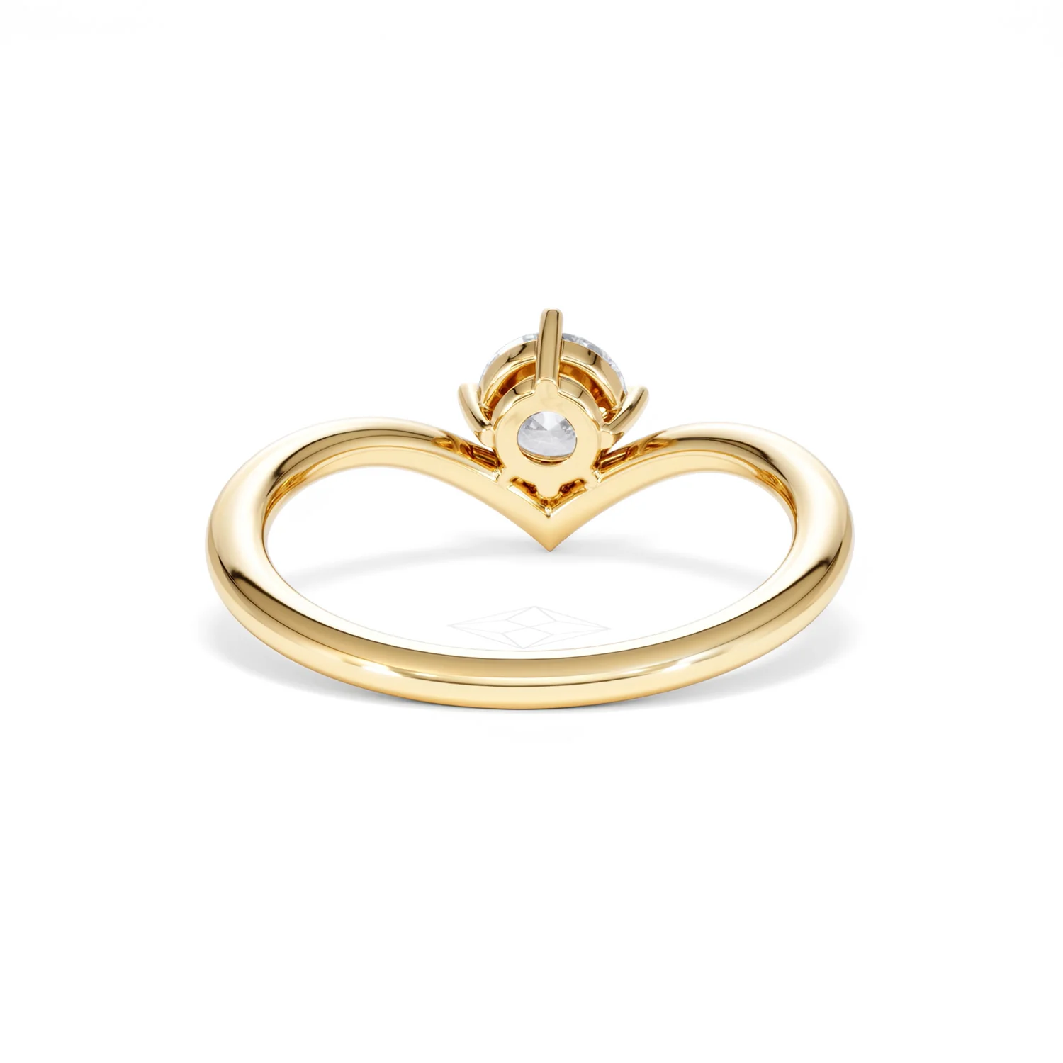 Vela 0.50ct Round Cut Lab Diamond Solitaire Engagement Ring in 18K Yellow Gold - Image 47