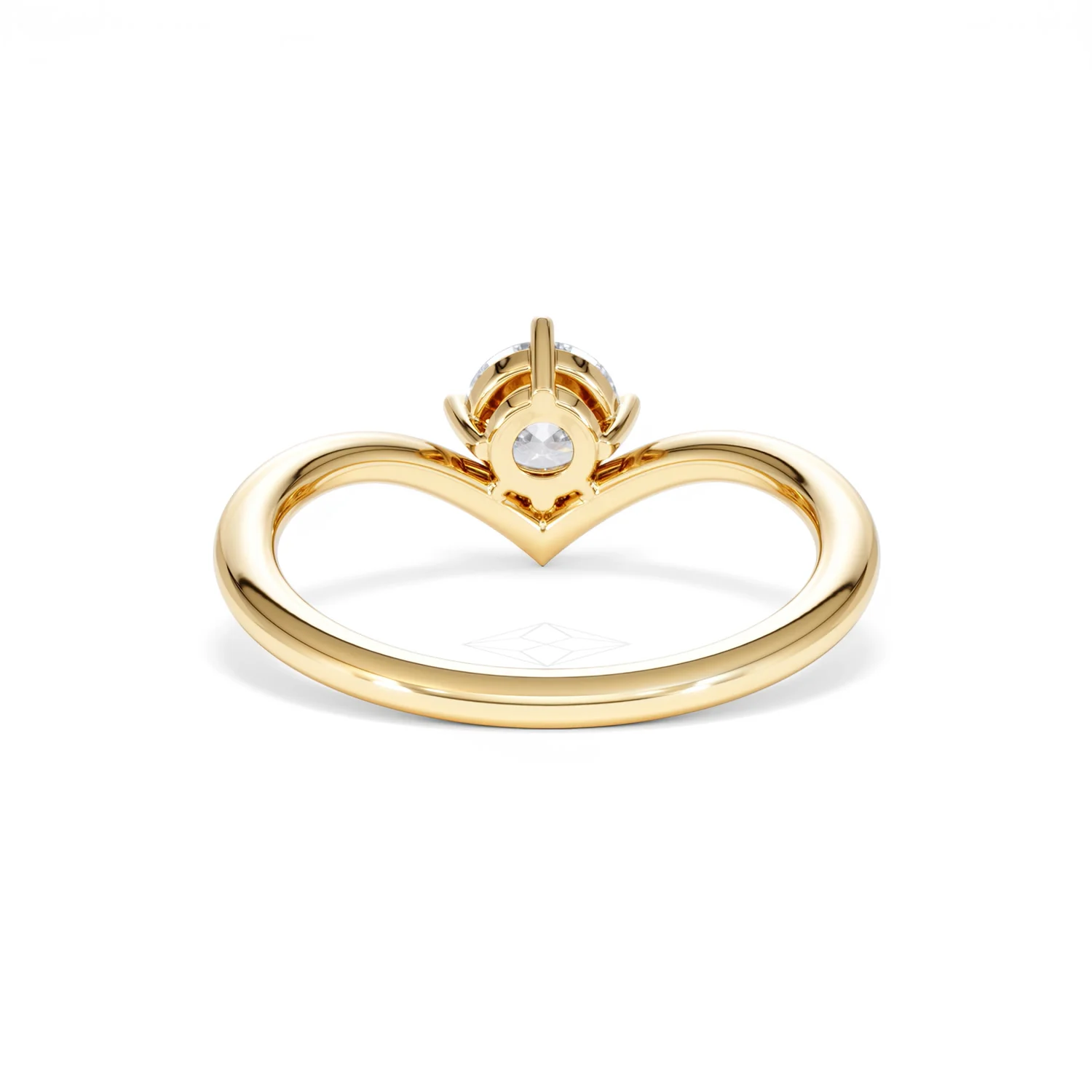 Vela 0.50ct Round Cut Lab Diamond Solitaire Engagement Ring in 18K Yellow Gold - Image 48
