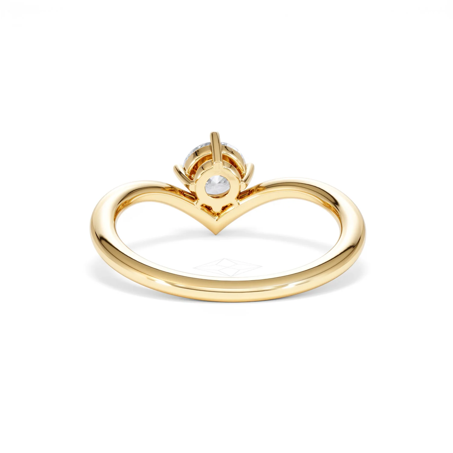 Vela 0.50ct Round Cut Lab Diamond Solitaire Engagement Ring in 18K Yellow Gold - Image 49