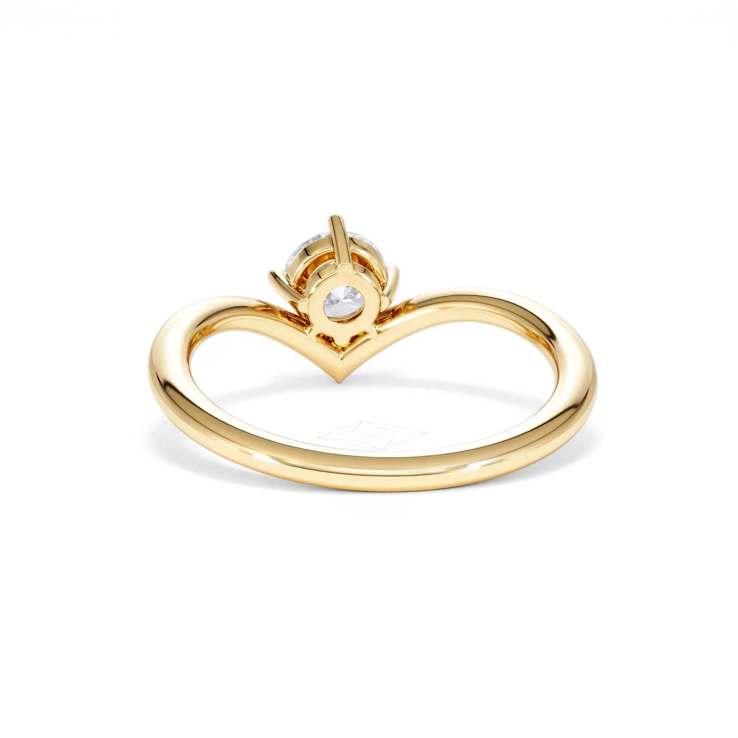 Vela 0.50ct Round Cut Lab Diamond Solitaire Engagement Ring in 18K Yellow Gold - Image 50