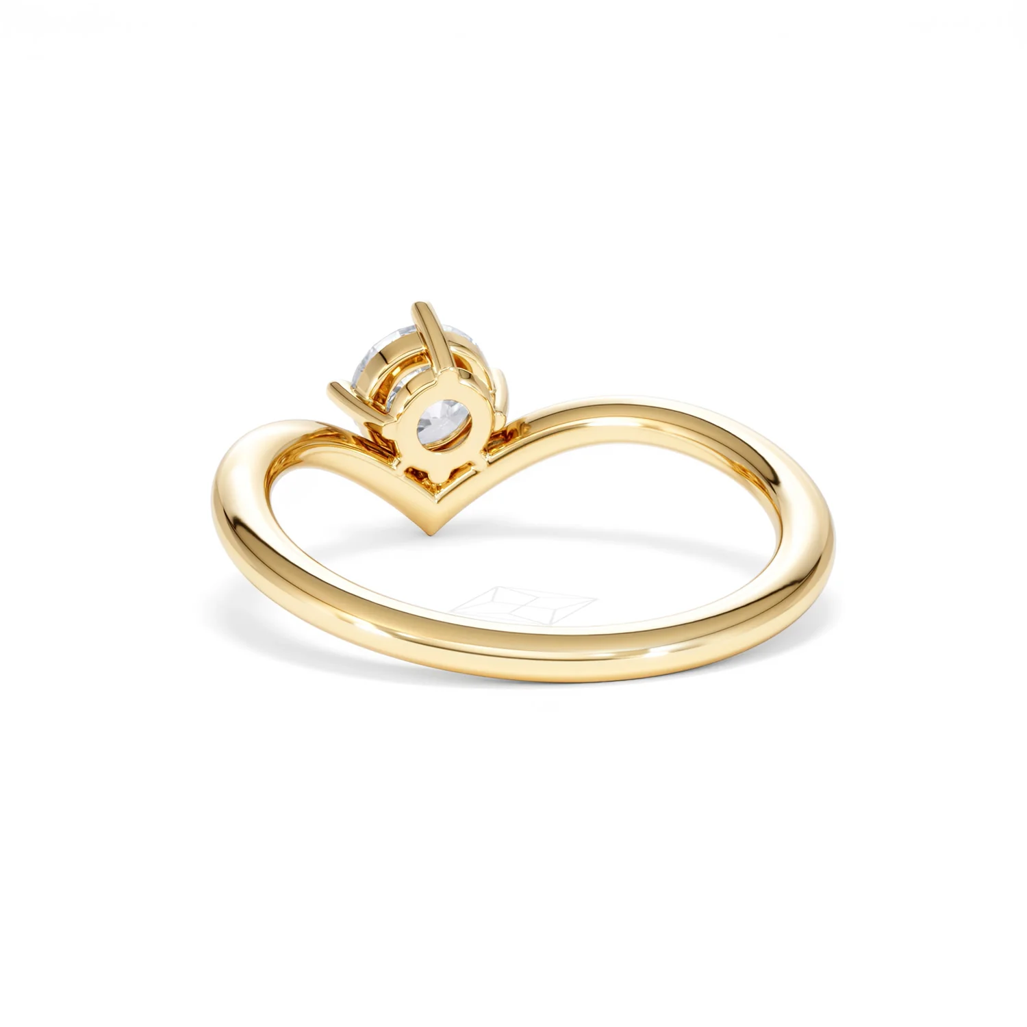 Vela 0.50ct Round Cut Lab Diamond Solitaire Engagement Ring in 18K Yellow Gold - Image 52