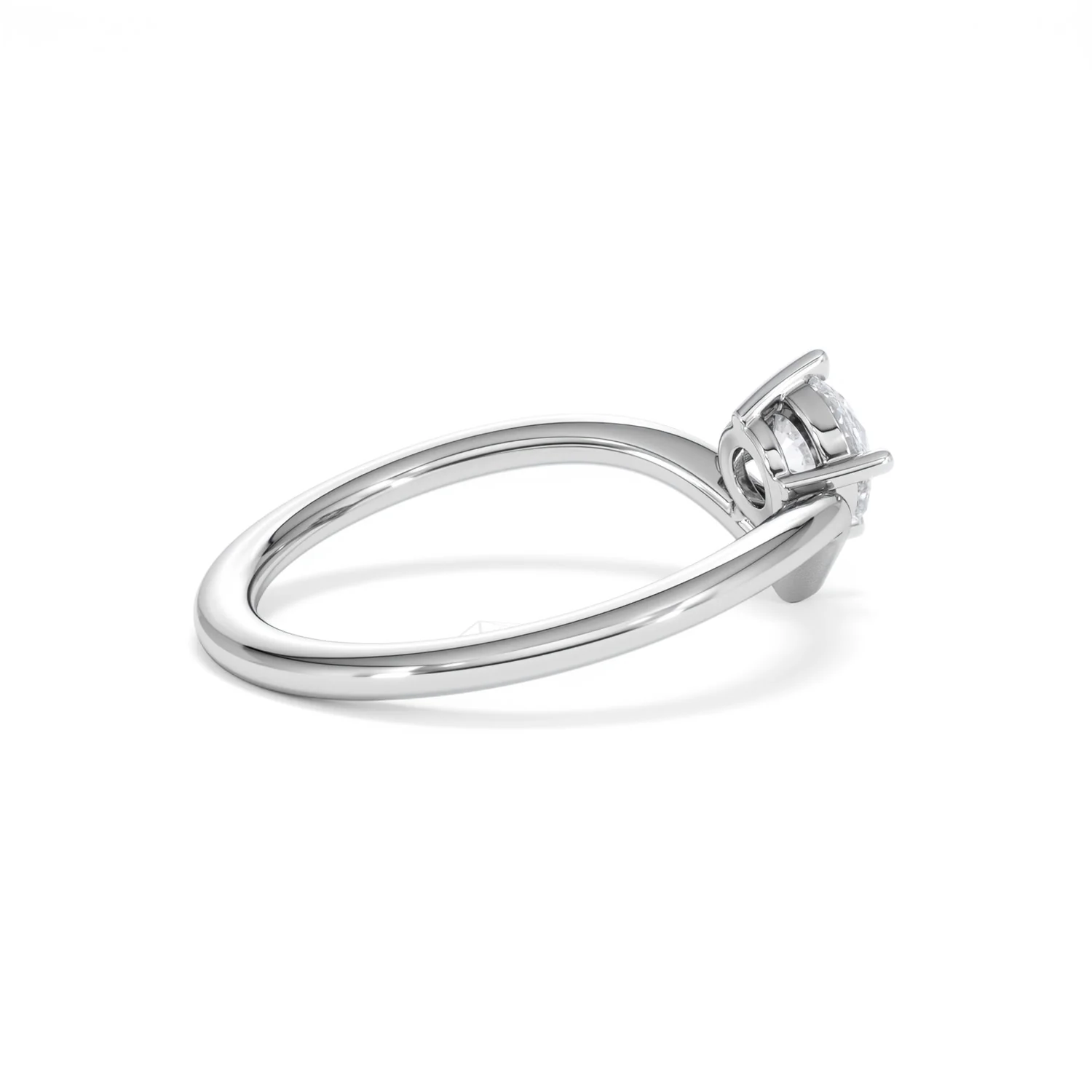 Vela 0.50ct Round Cut Lab Diamond Solitaire Engagement Ring in Platinum - Image 34