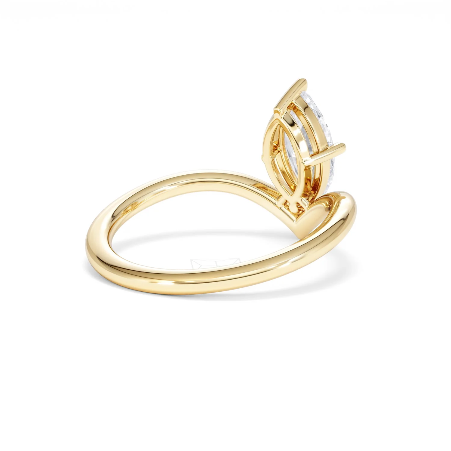 Vela 1.00ct Marquise Cut Lab Diamond Solitaire Engagement Ring in 18K Yellow Gold - Image 39
