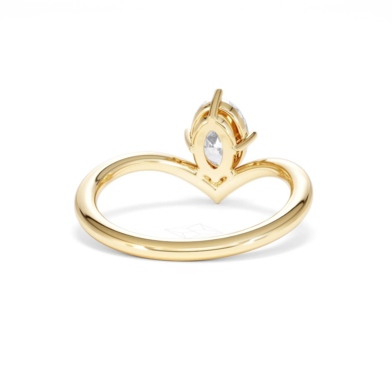 Vela 1.00ct Oval Cut Lab Diamond Solitaire Engagement Ring in 18K Yellow Gold - Image 45