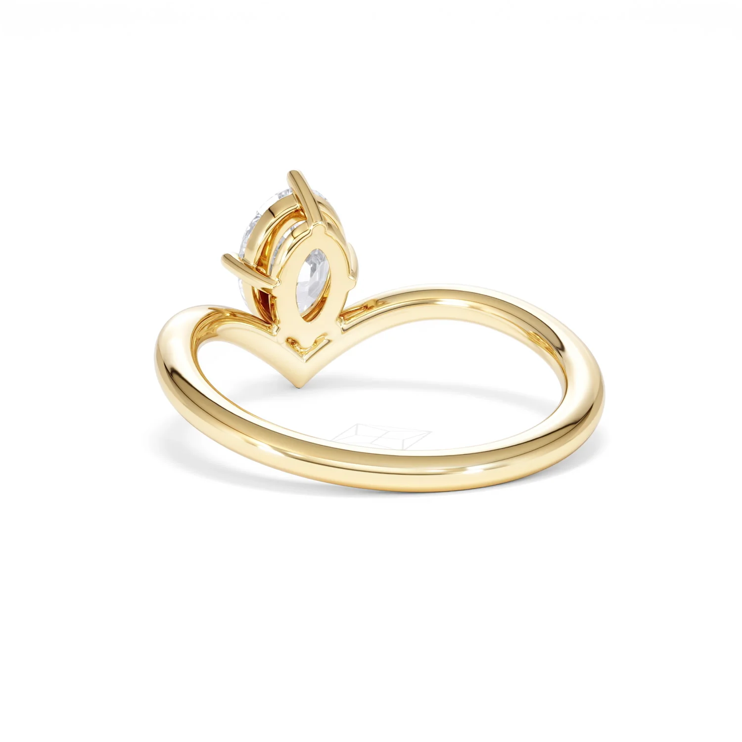 Vela 1.00ct Oval Cut Lab Diamond Solitaire Engagement Ring in 18K Yellow Gold - Image 53