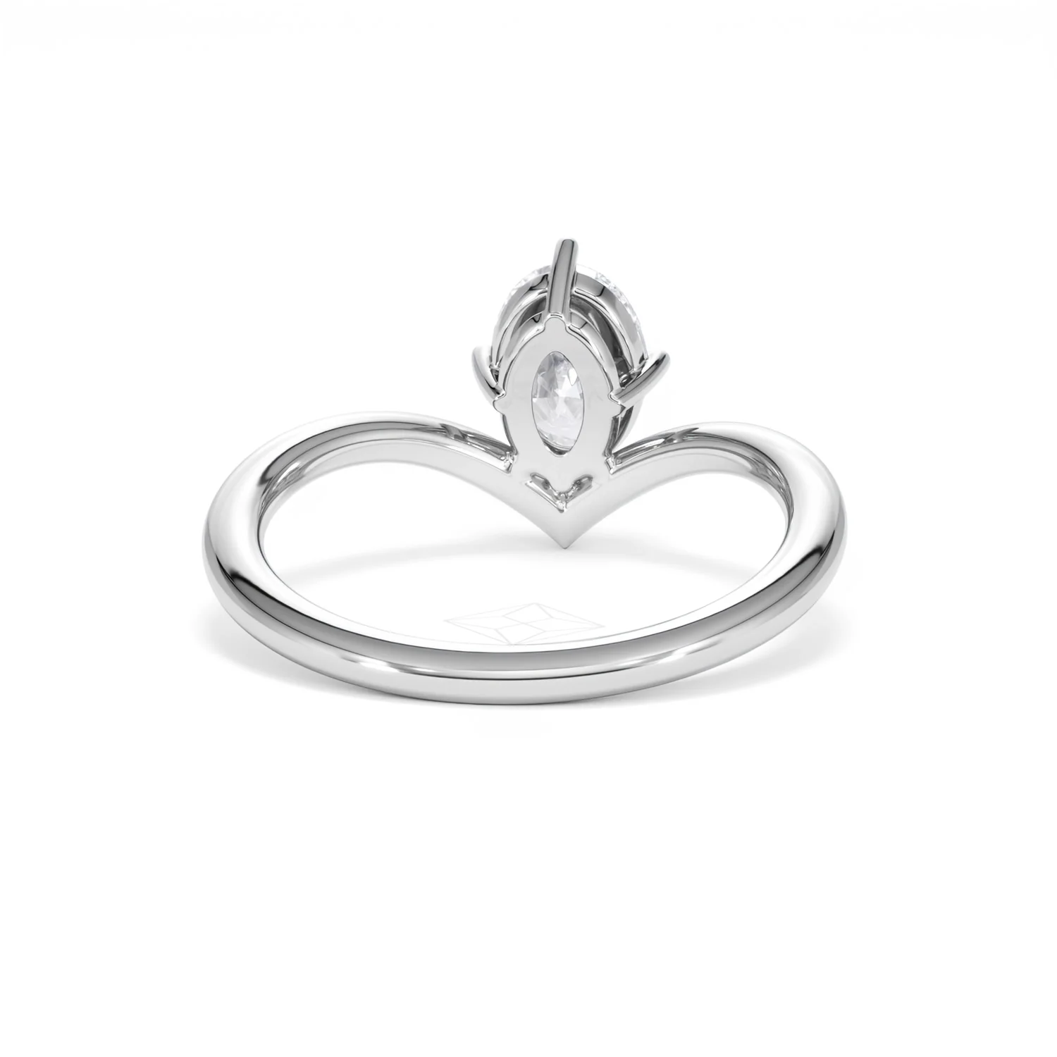 Vela 1.00ct Oval Cut Lab Diamond Solitaire Engagement Ring in Platinum - Image 45