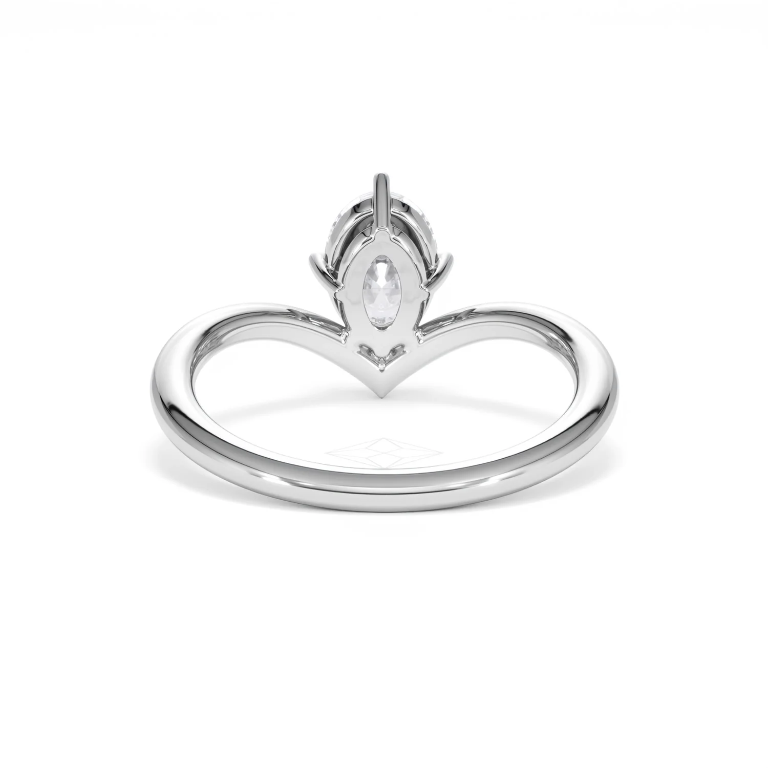 Vela 1.00ct Oval Cut Lab Diamond Solitaire Engagement Ring in Platinum - Image 47