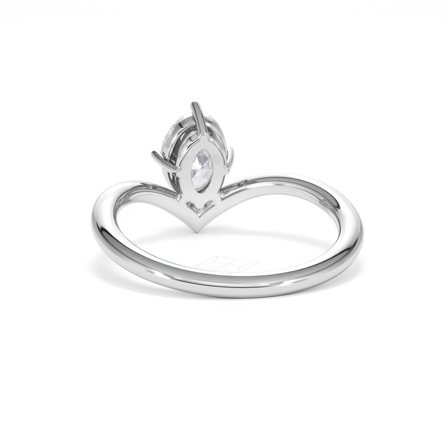 Vela 1.00ct Oval Cut Lab Diamond Solitaire Engagement Ring in Platinum - Image 50