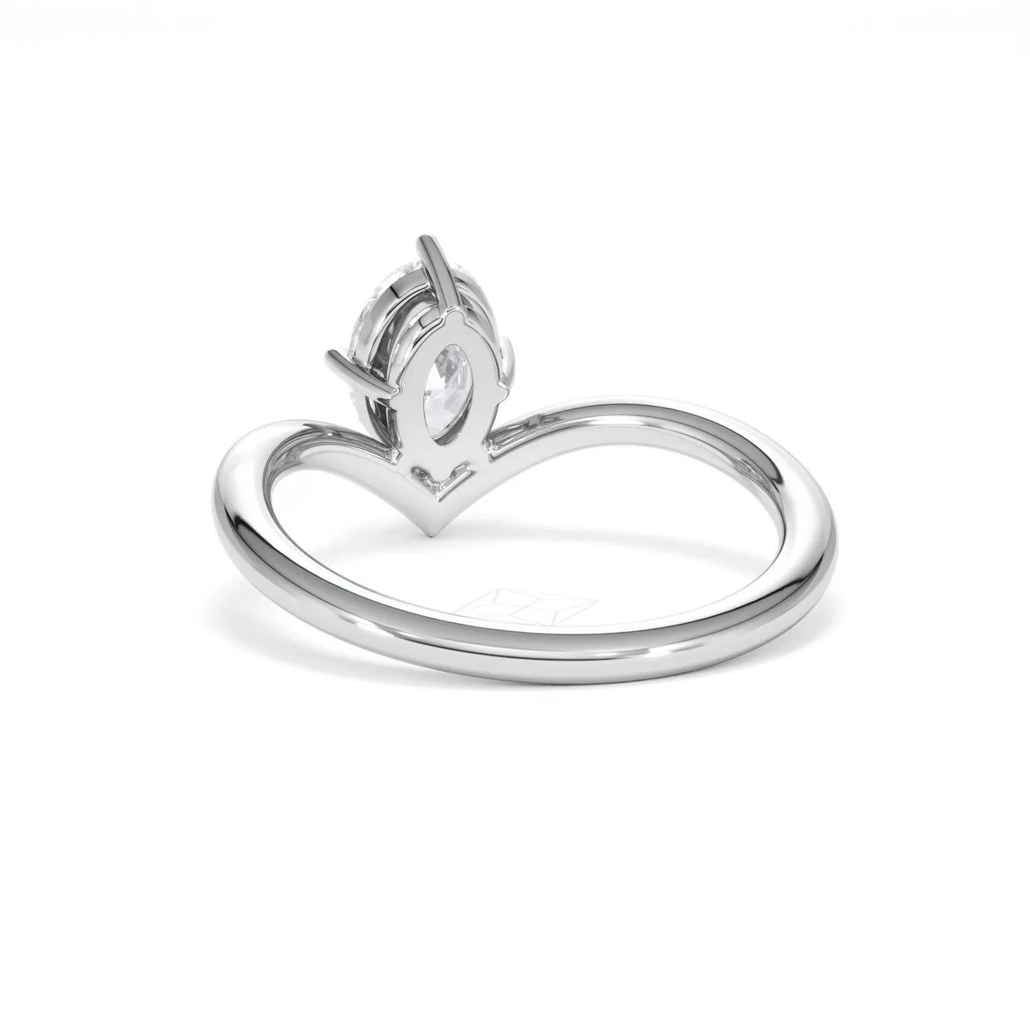 Vela 1.00ct Oval Cut Lab Diamond Solitaire Engagement Ring in Platinum - Image 51