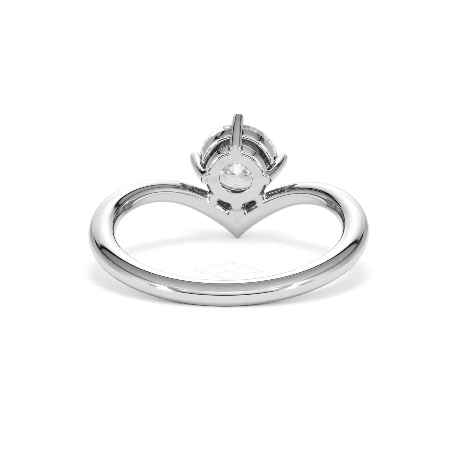 Vela 1.00ct Round Cut Lab Diamond Solitaire Engagement Ring in Platinum - Image 46