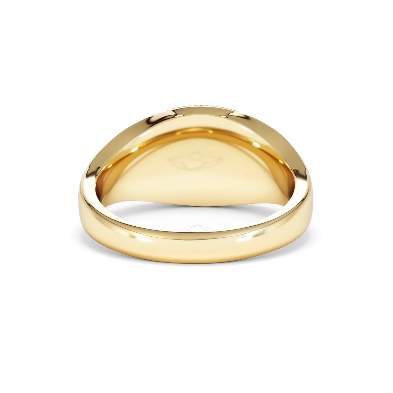 Virgo Zodiac 0.01ct Lab Diamond Signet Ring in 18K Gold Vermeil - Image 46