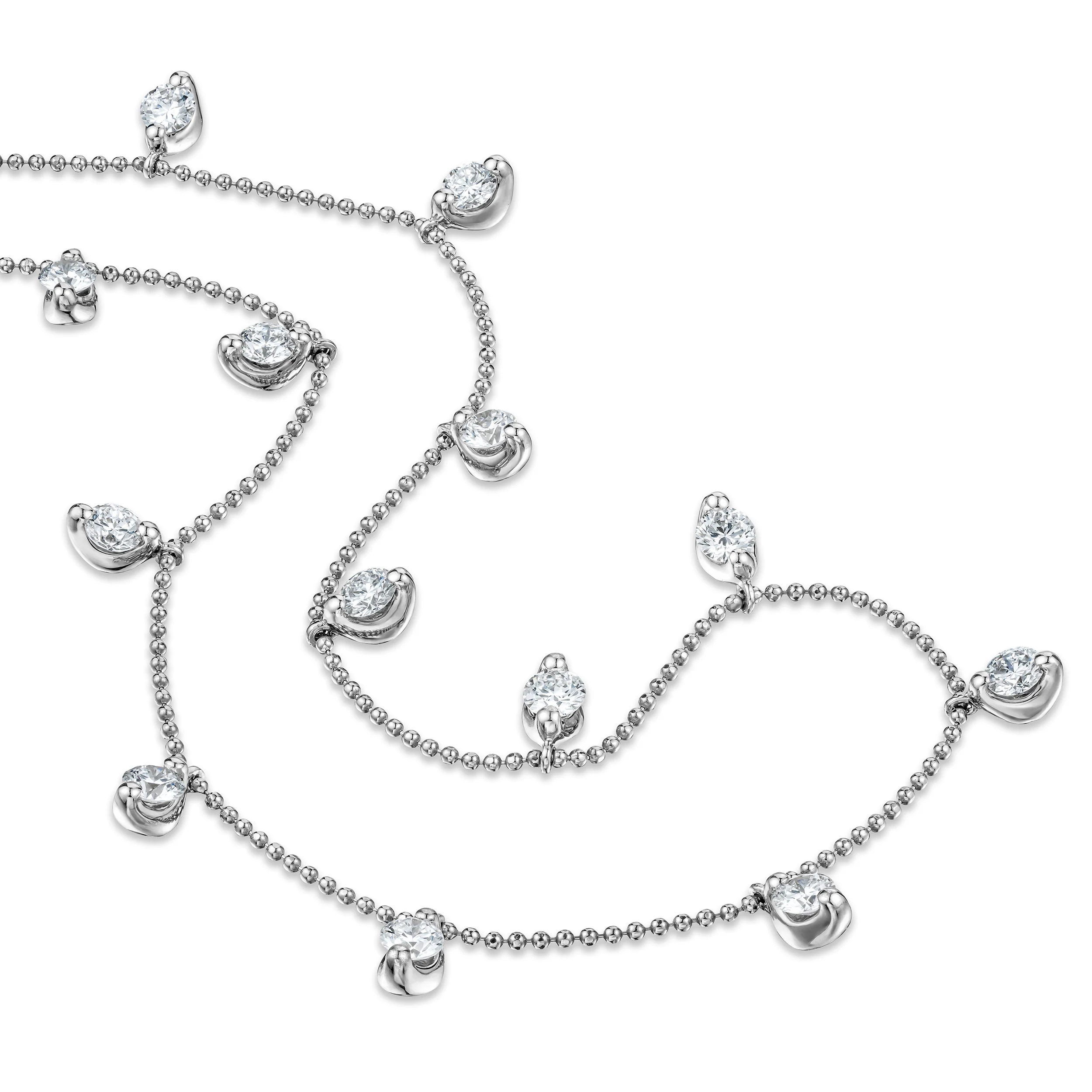 Vivara Collection 0.50ct Diamond and 18K White Gold Necklace - Image 3