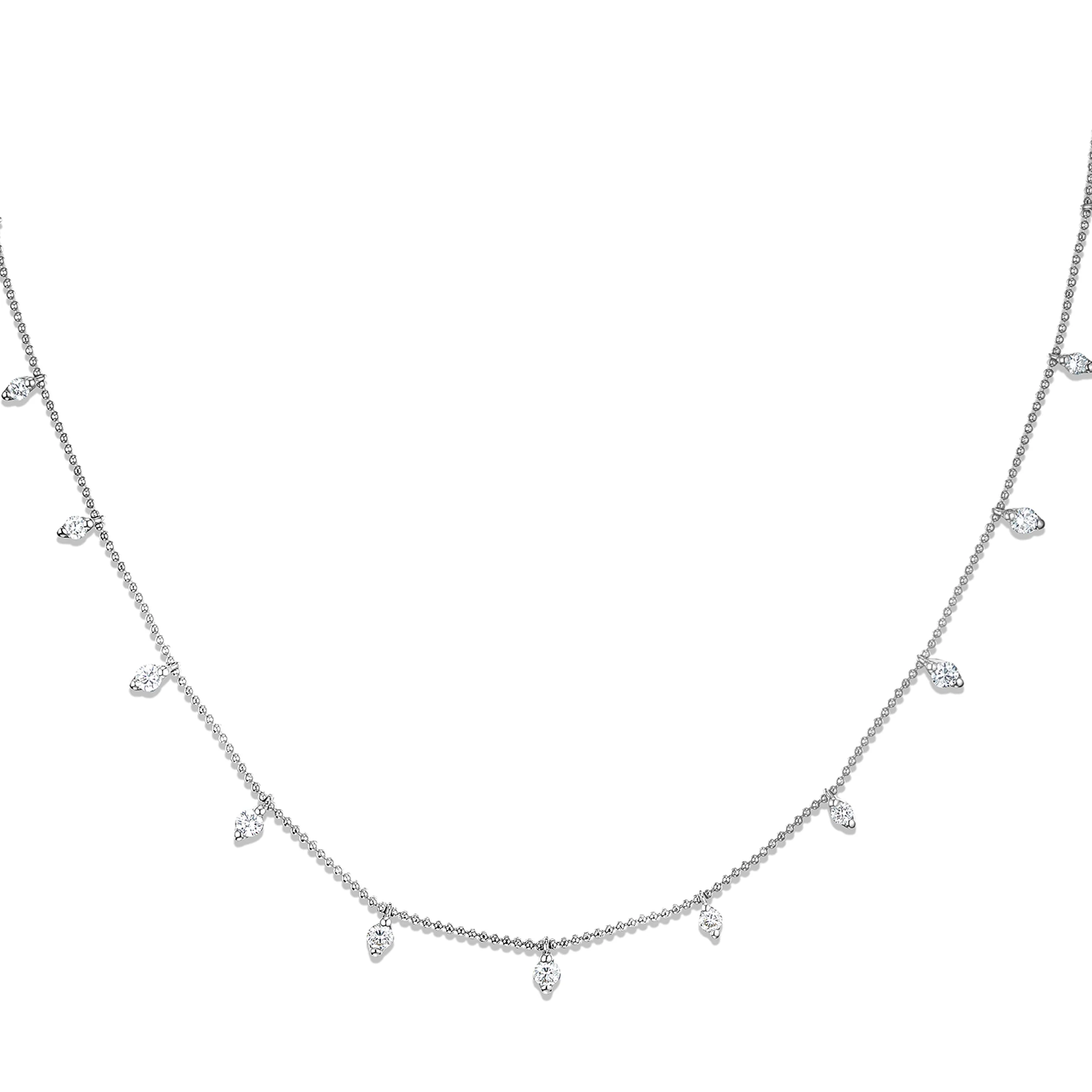 Vivara Collection 0.50ct Diamond and 18K White Gold Necklace - Image 5