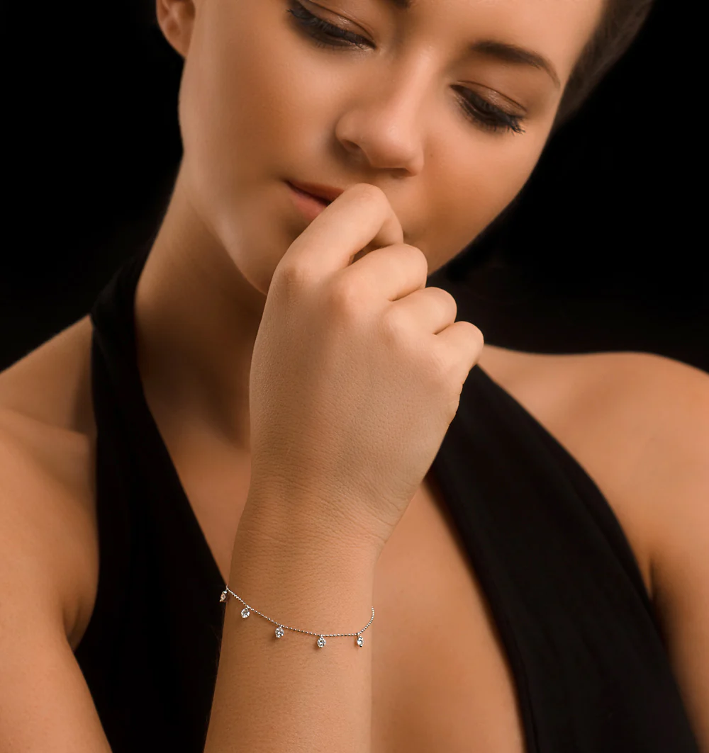 Vivara Lab Diamond Bracelet 0.50ct H/SI in 9K White Gold - Image 3