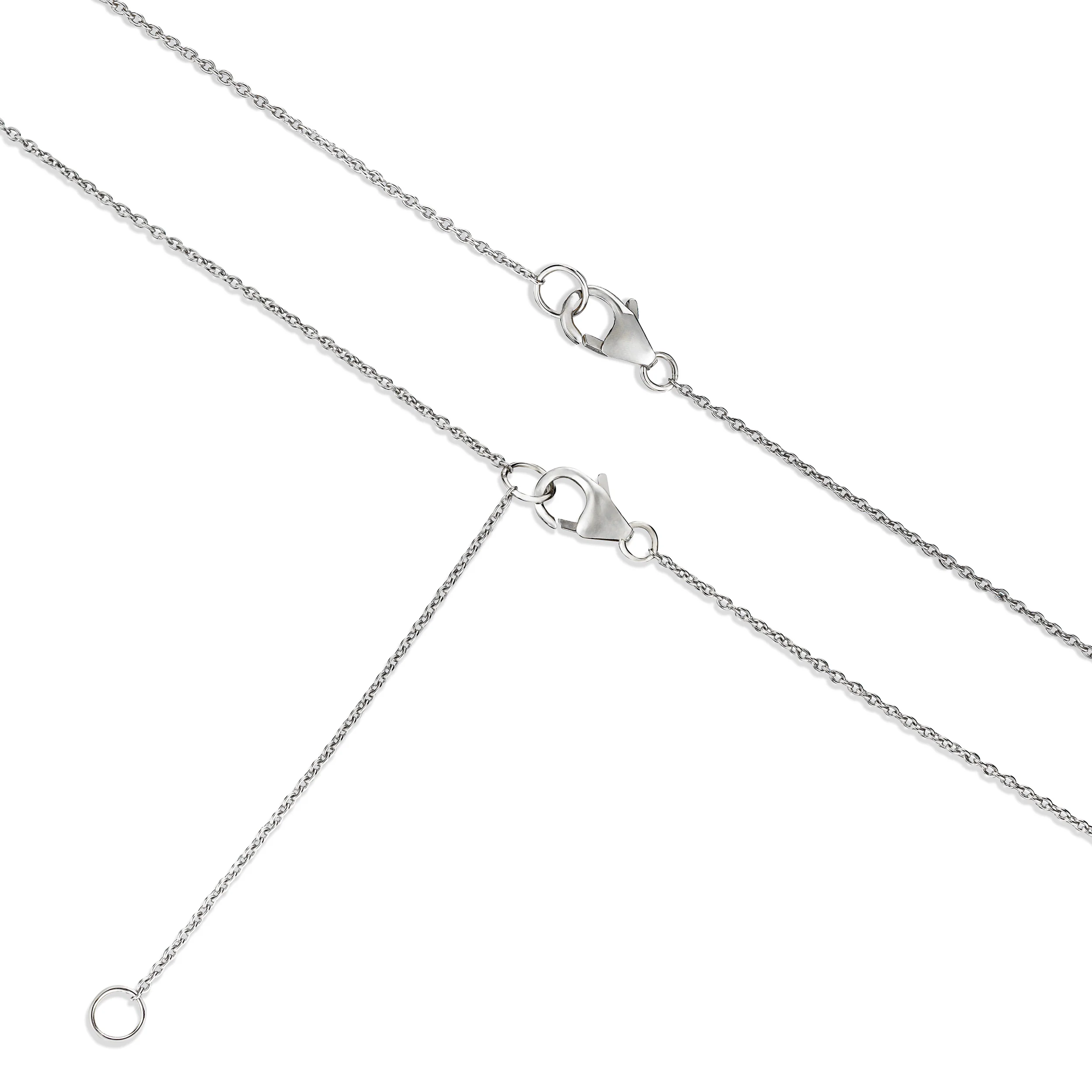 Wanderlust Floating Lab Diamond Solitaire Necklace 1.50ct H/SI in 9K White Gold - Image 5