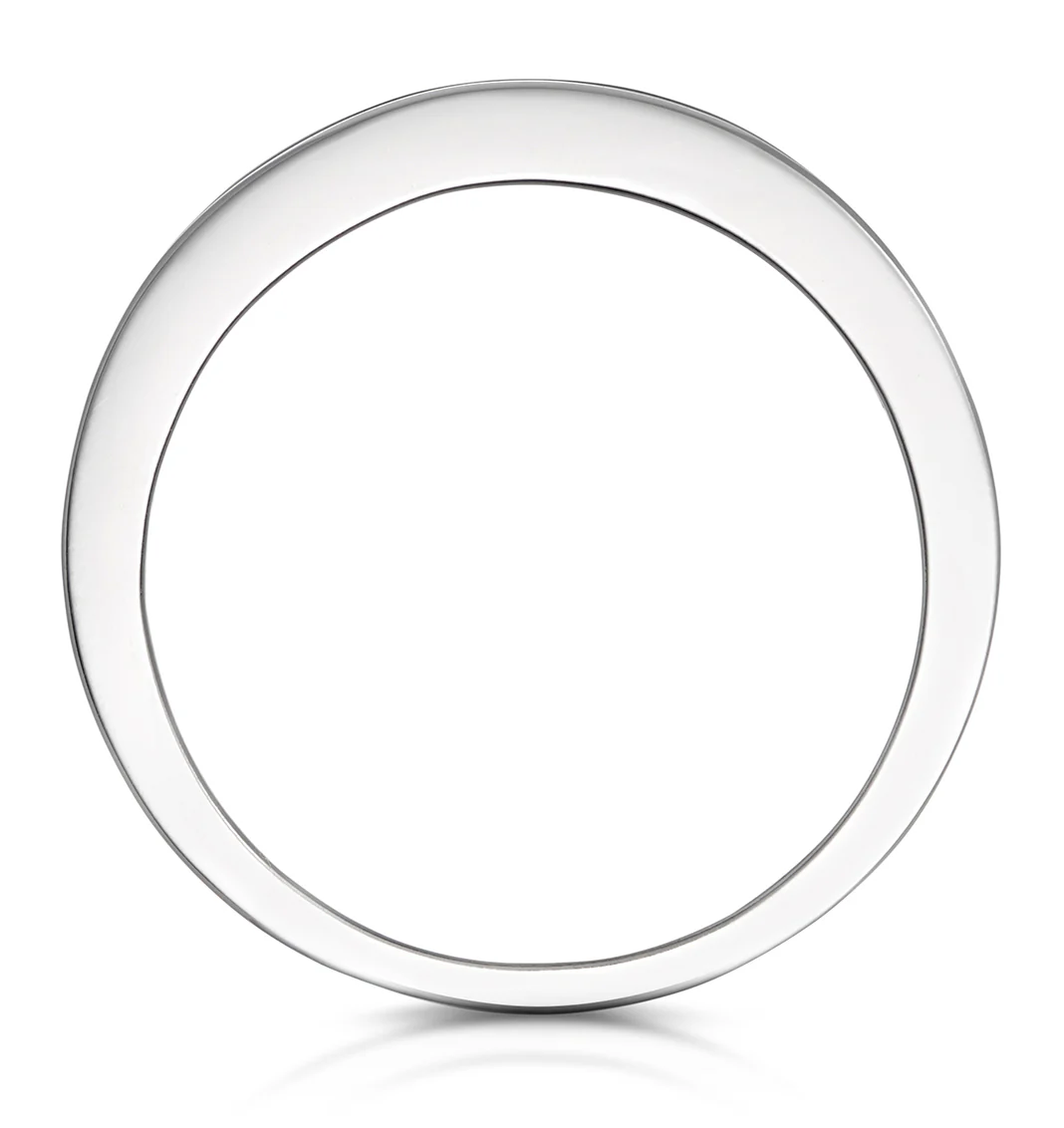 Yasmin Matching Wedding Band 0.65ct H/Si Diamond in 18K White Gold - Image 2
