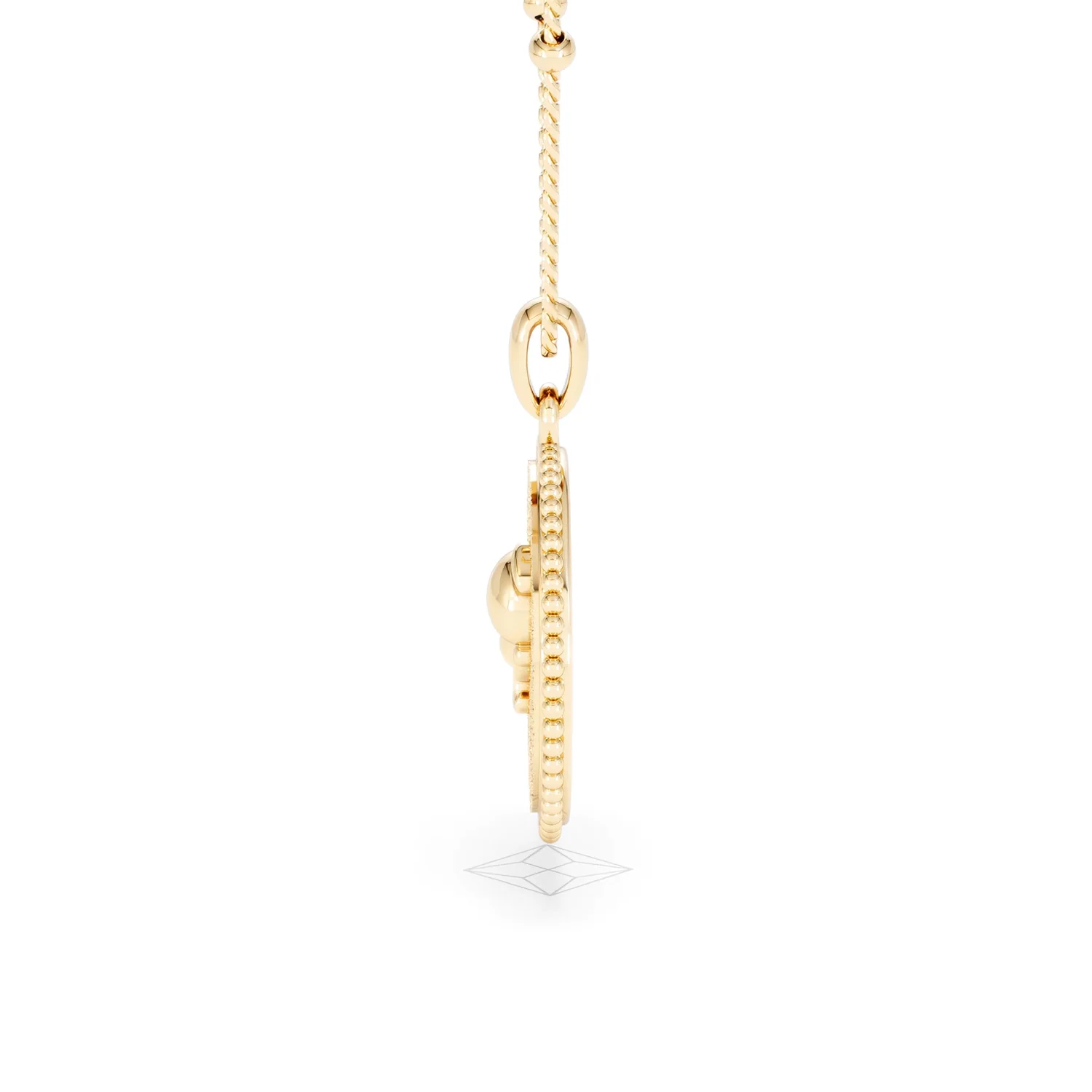 Zodiac Aquarius Necklace Medallion Lab Grown 0.02ct in 18K Gold Vermeil - Image 69