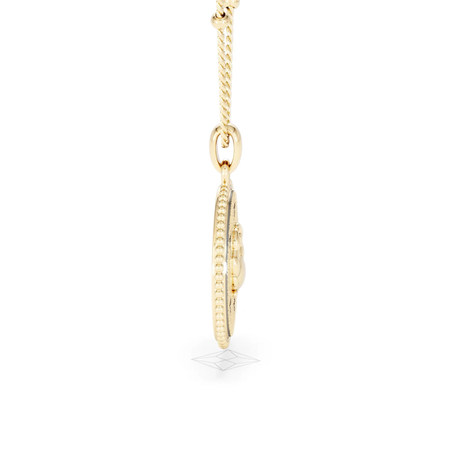 Zodiac Cancer Necklace Medallion Lab Grown 0.02ct in 18K Gold Vermeil - Image 28