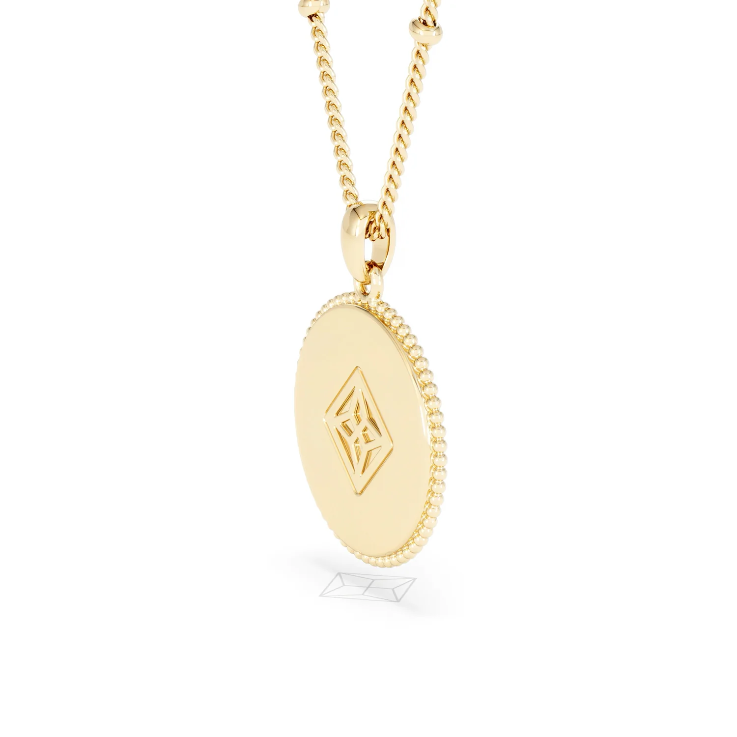 Zodiac Cancer Necklace Medallion Lab Grown 0.02ct in 18K Gold Vermeil - Image 36
